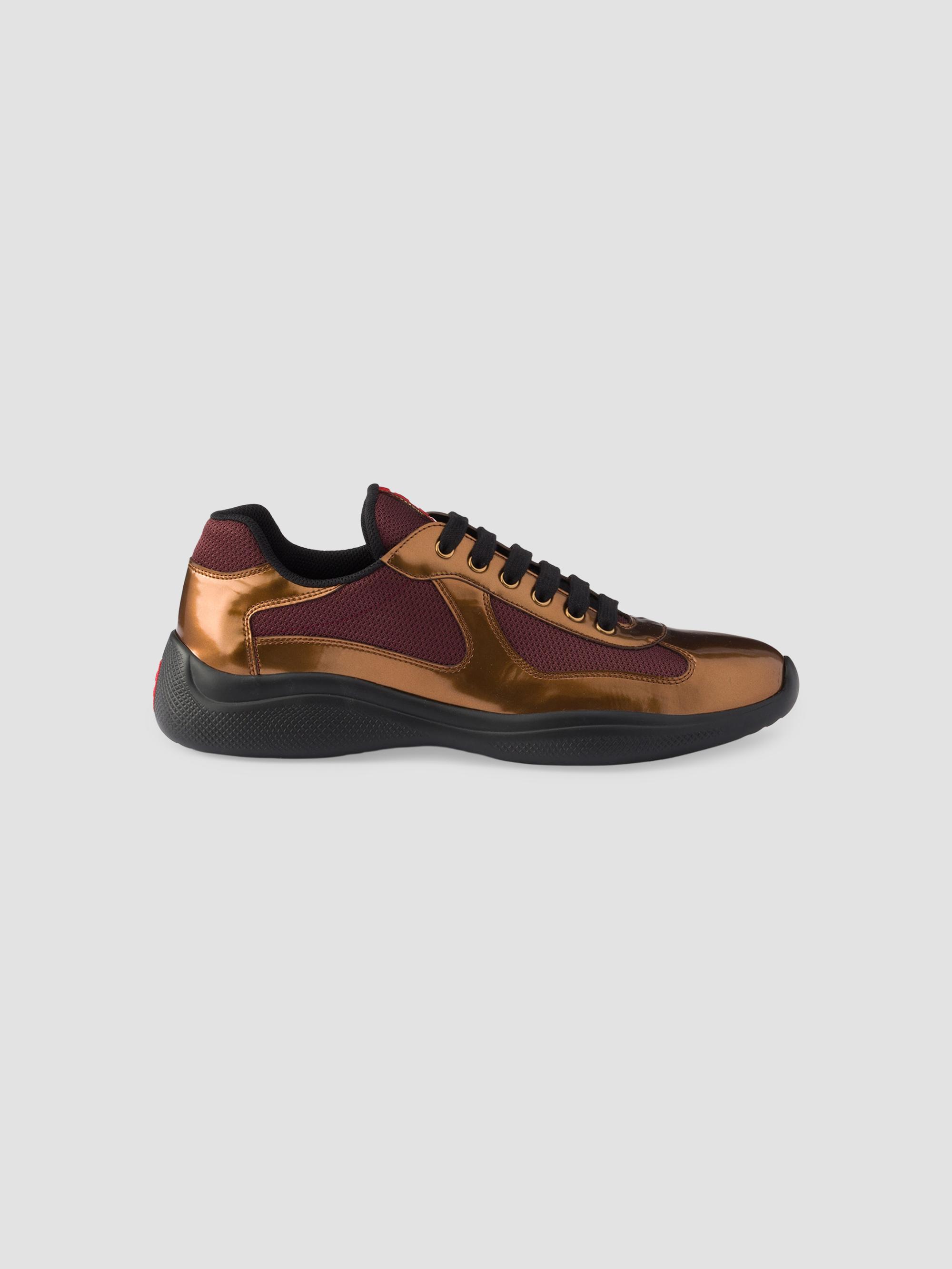 Prada Collapse Re-nylon And Suede Elasticized Sneakers | Saks