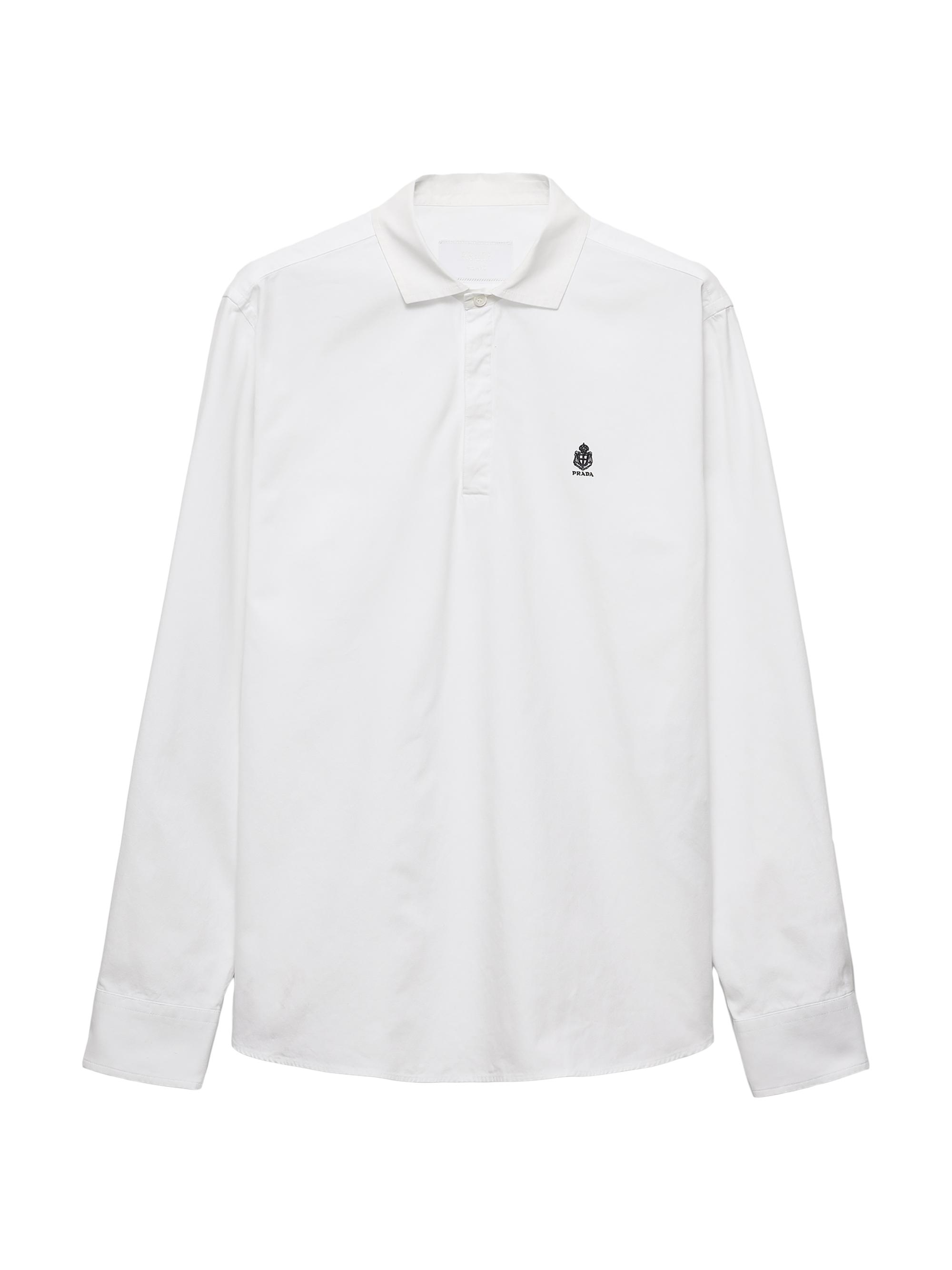 Prada Men's Cotton Shirt - White | Thumbnail 6