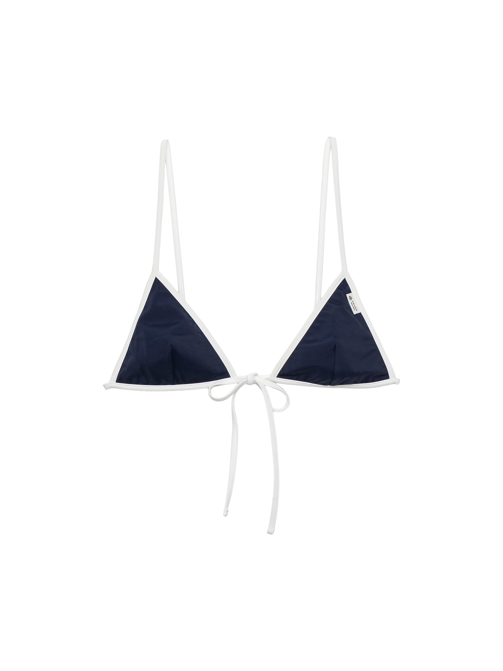 Prada Women's Jersey Bikini Top - Blue