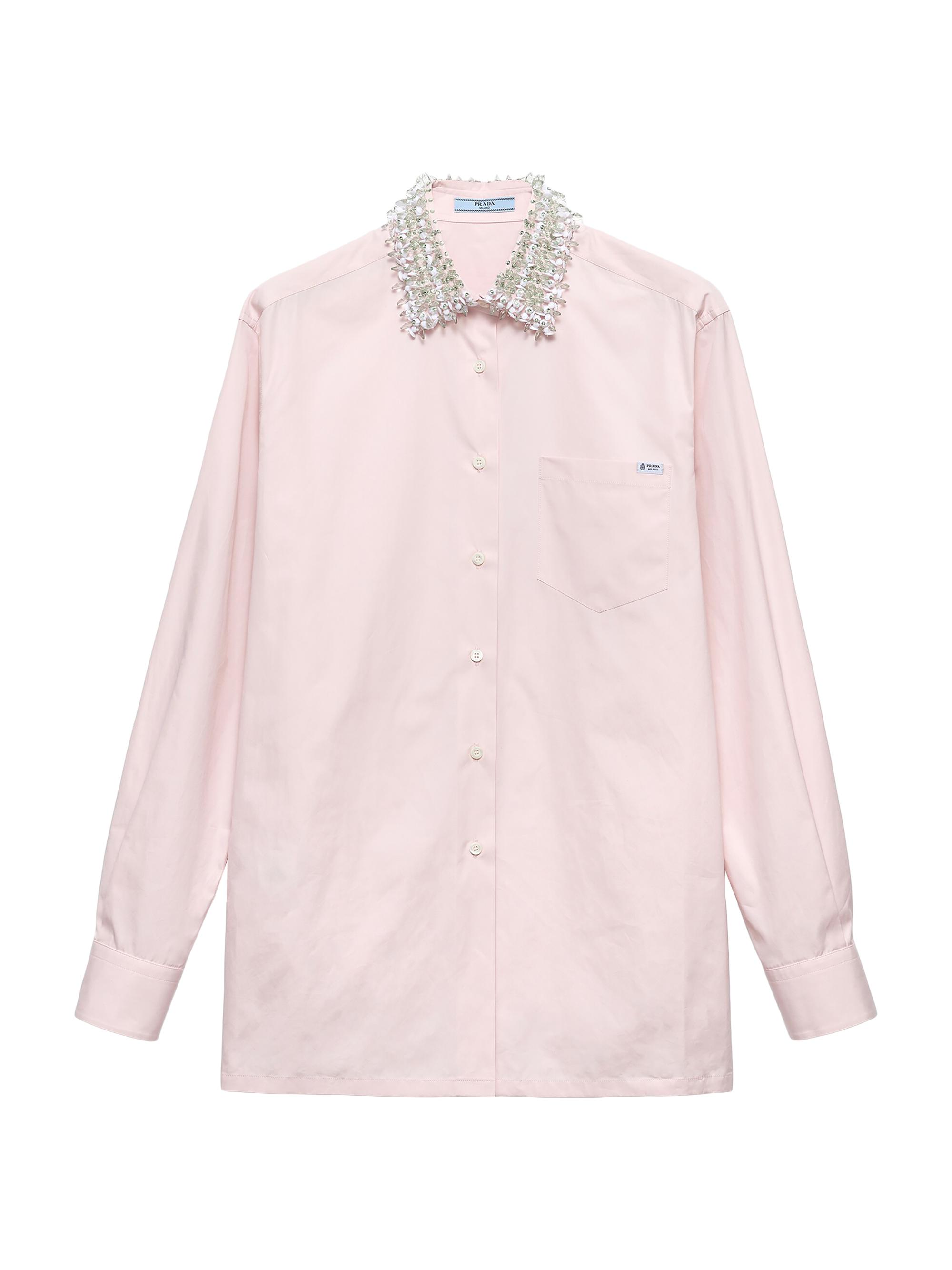 Prada Women's Poplin Shirt - Pink