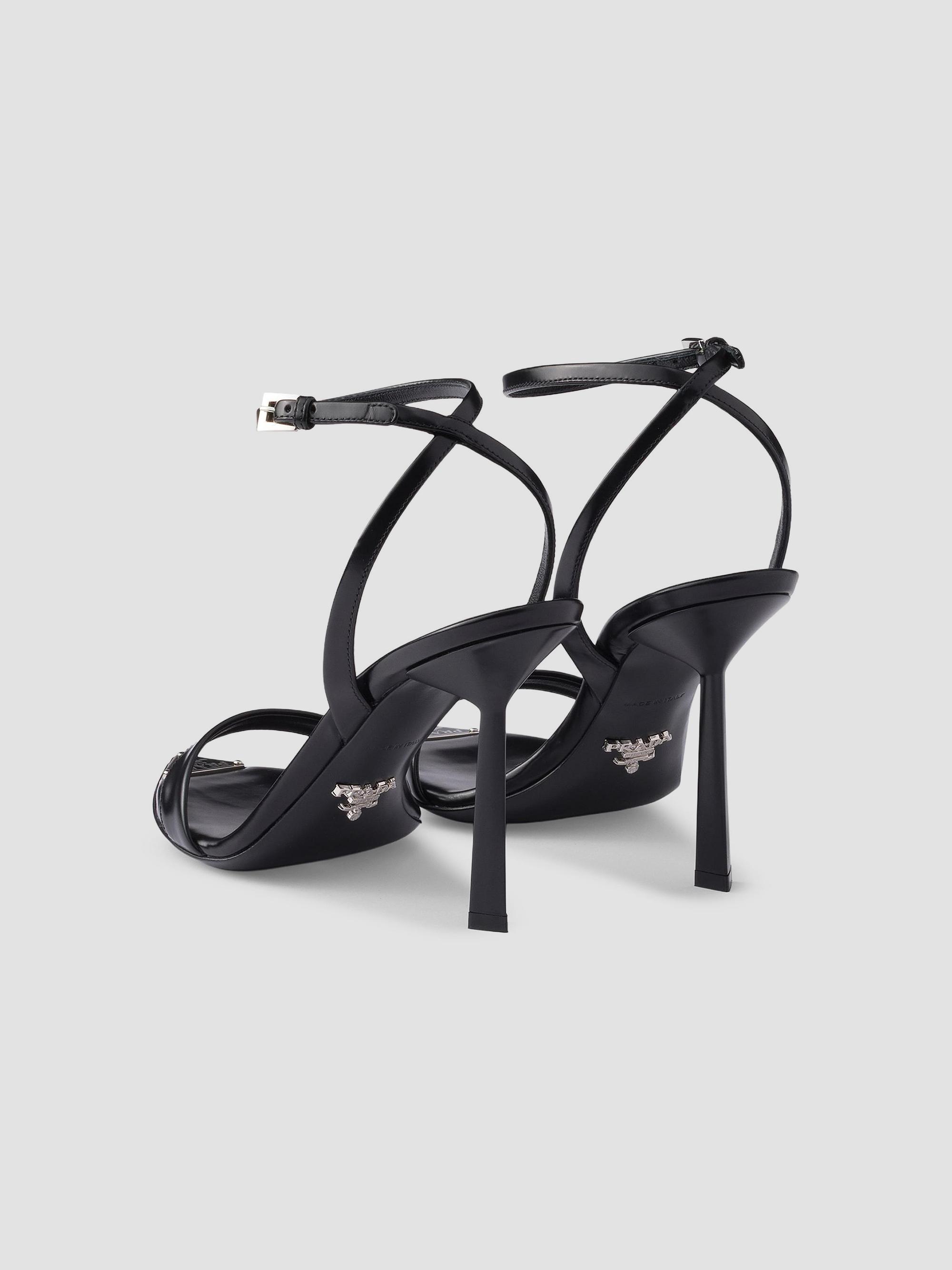 Prada Brushed Leather Sandals | Saks Fifth Avenue