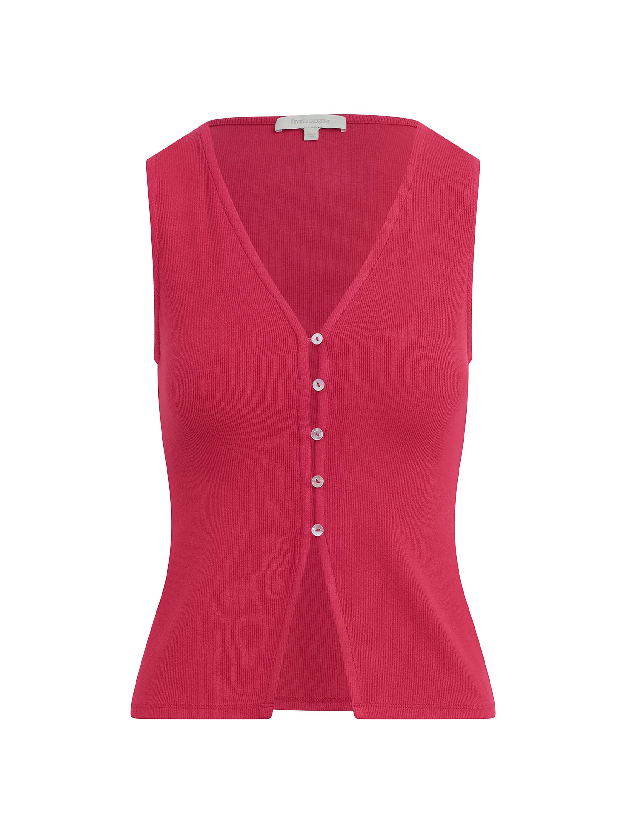 Favorite Daughter Women's The Good Luck Top - Raspberry