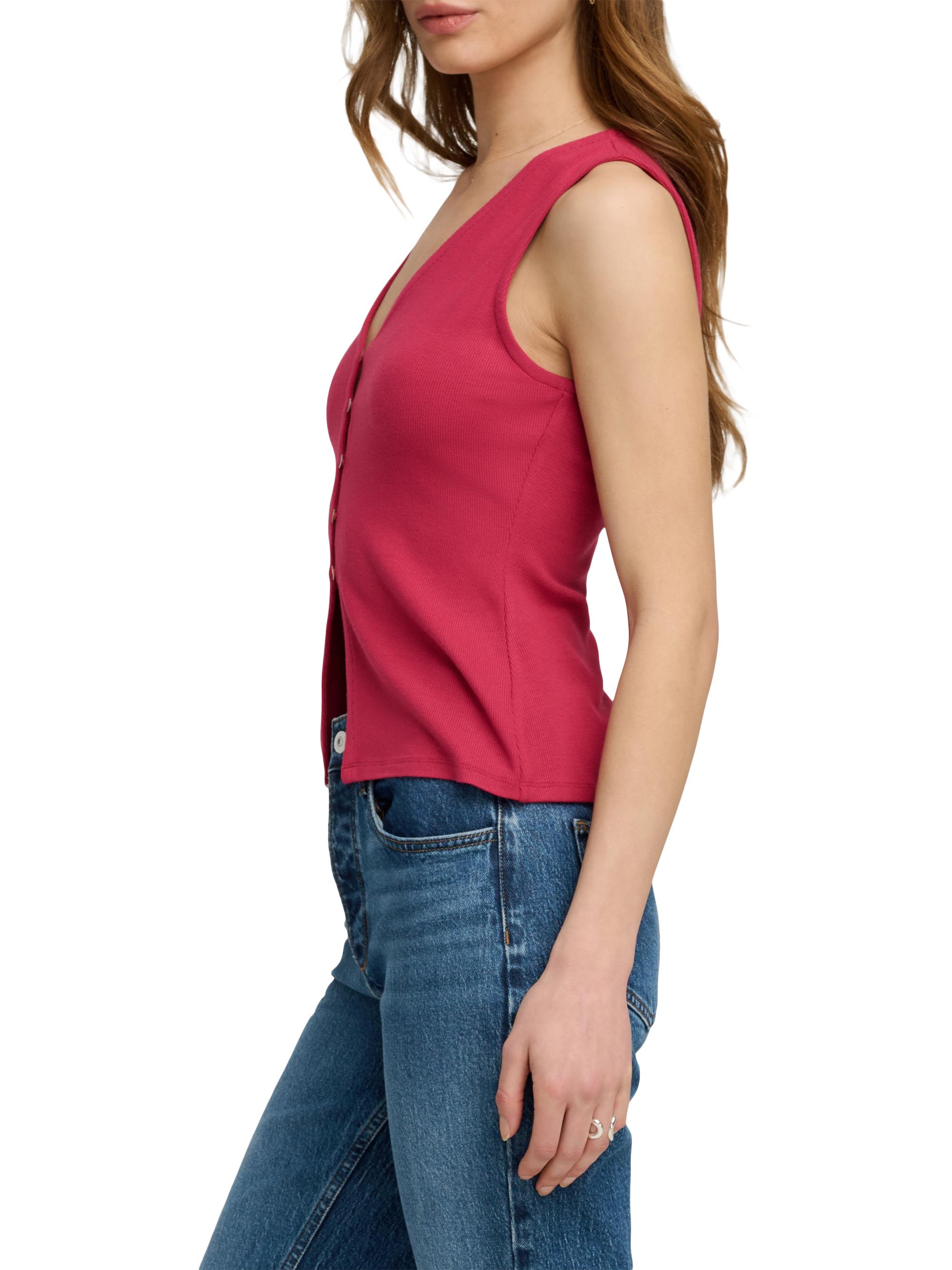 Favorite Daughter Women's The Good Luck Top - Raspberry | Thumbnail 4