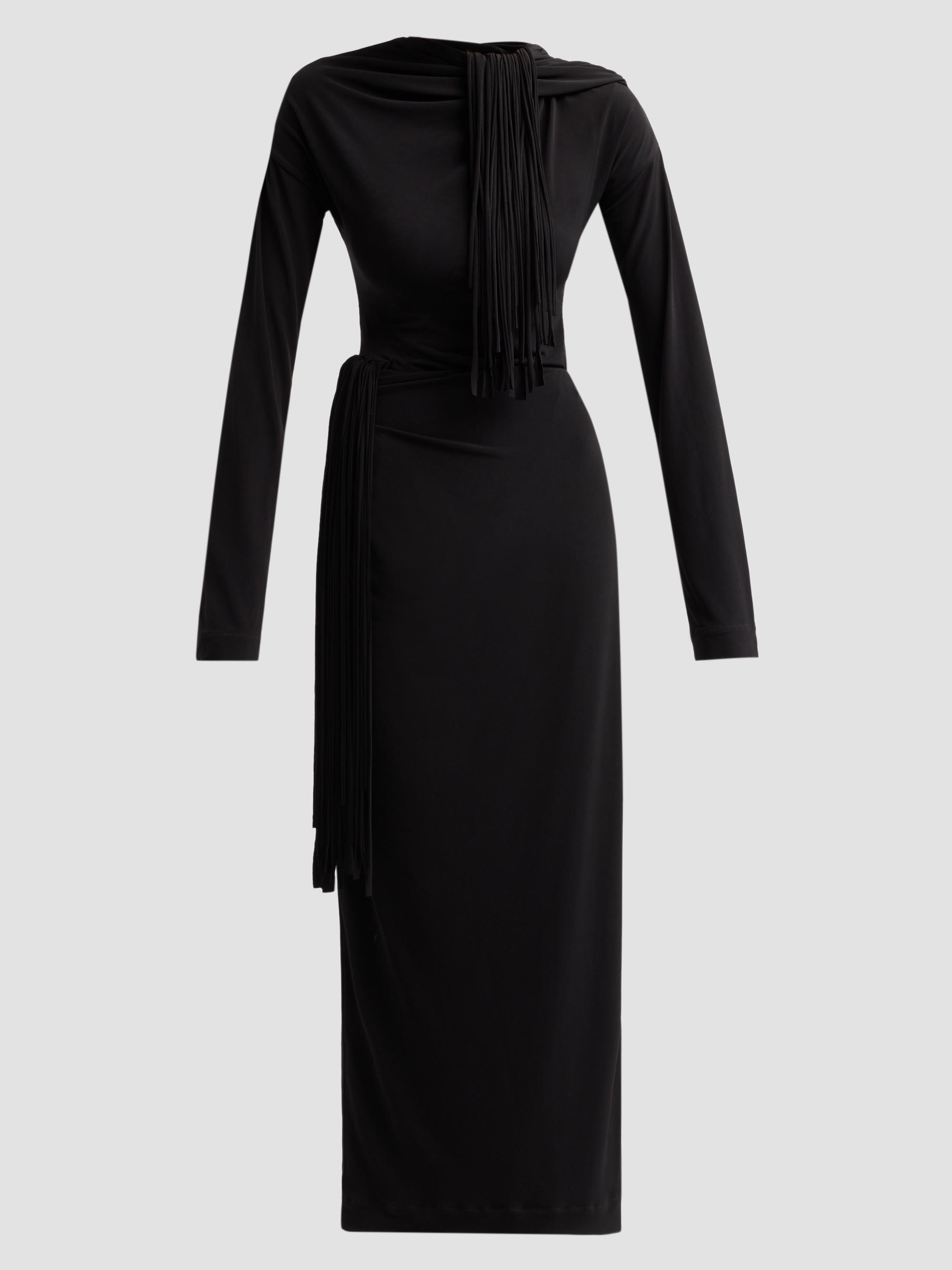 最終SALE✨EMPORIO ARMANI リネンブラウス　未使用】黒 Giorgio Armani Jersey Embellished Maxi Dress | Saks Fifth Avenue