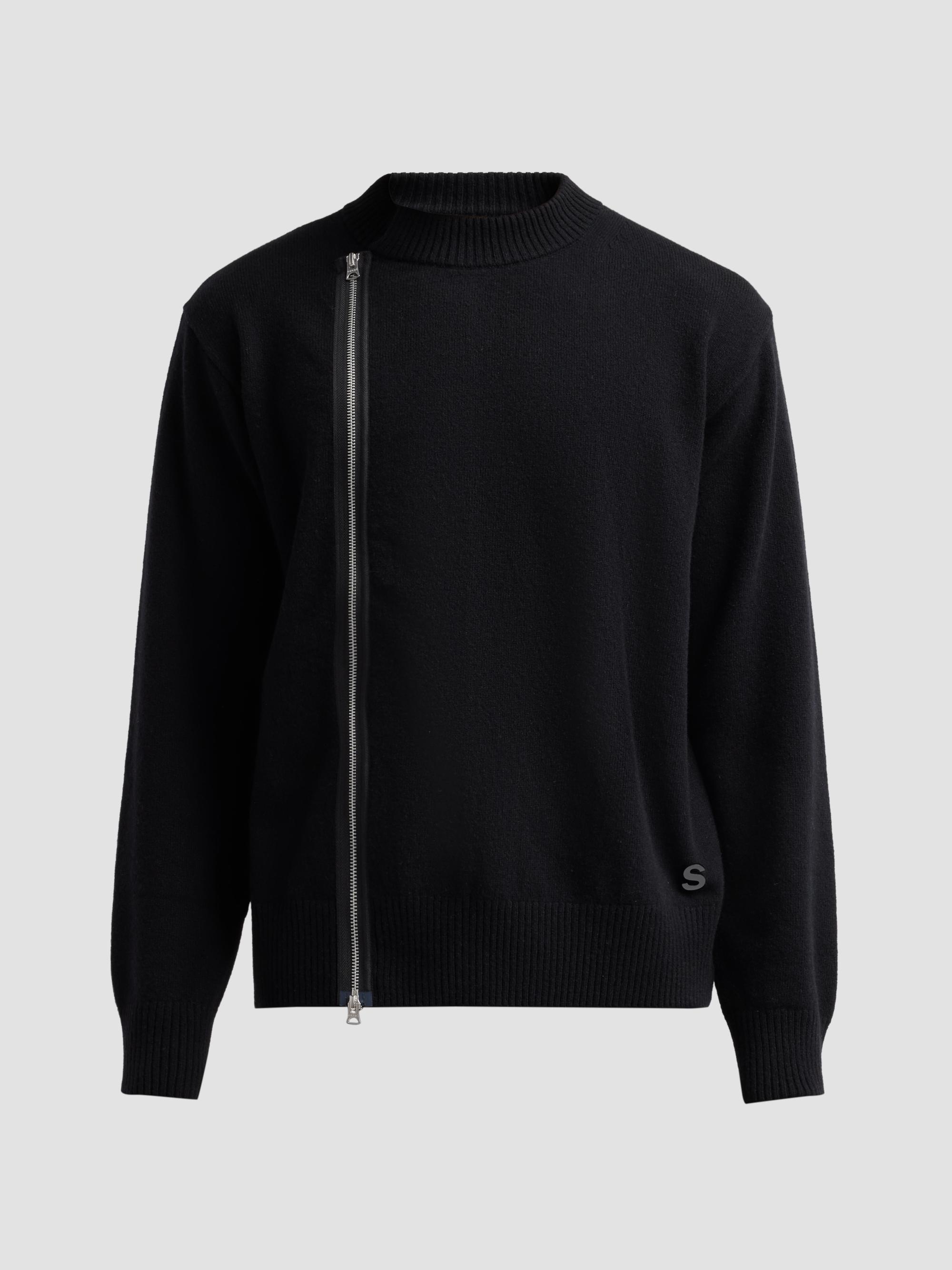 Sacai Wool Zip-Front Cardigan | Saks Fifth Avenue