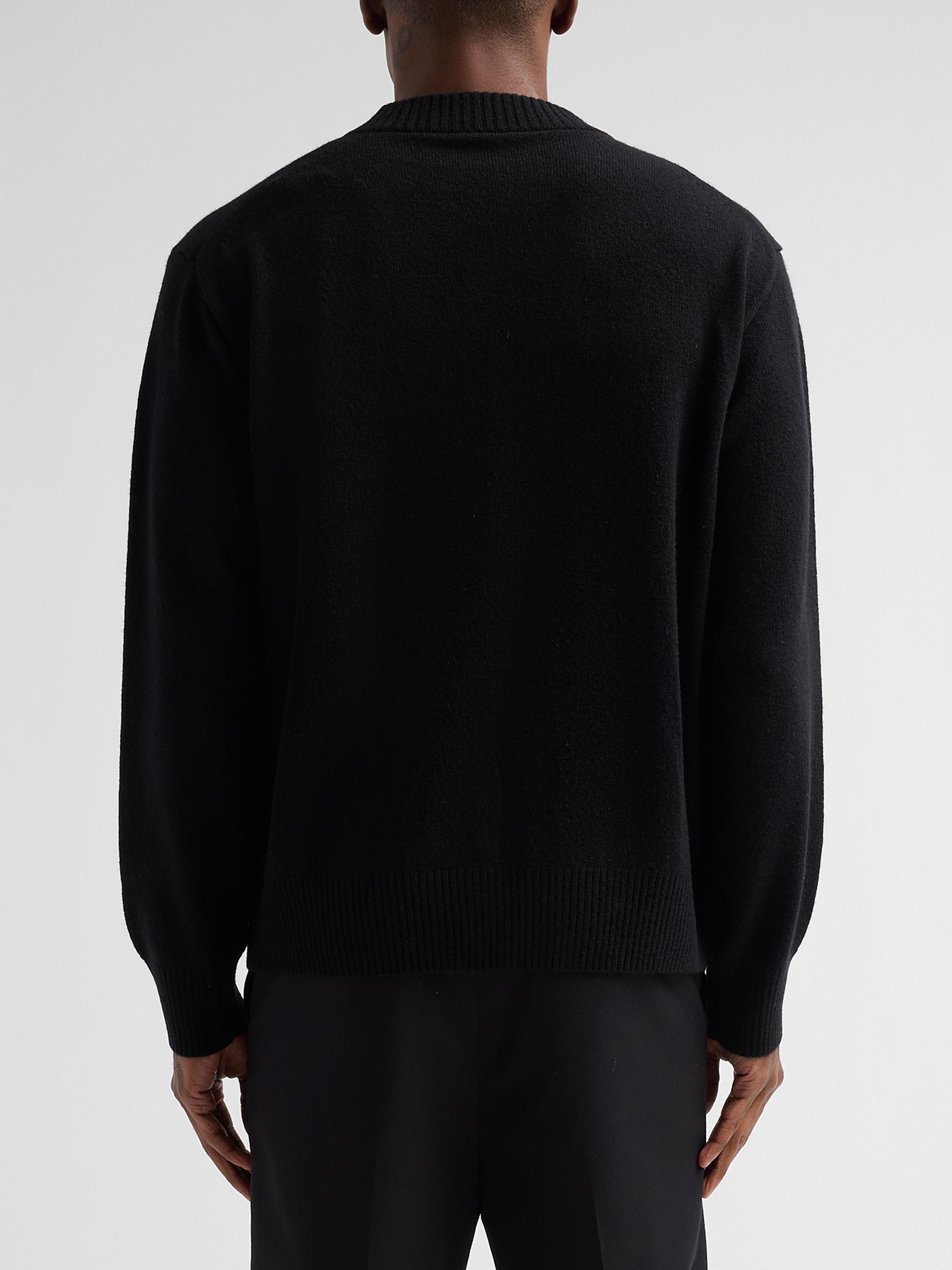 22SS sacai / FILM CREW ブラック サイズ2 sacai Asymmetric Zip Wool Knit Sweater | Saks Fifth Avenue