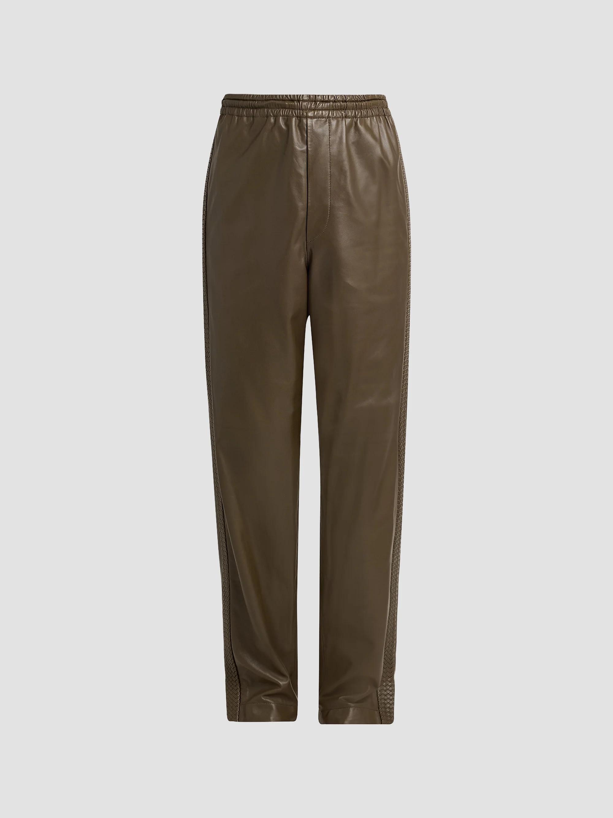 Bottega Veneta Intrecciato Leather Shorts | Saks Fifth Avenue