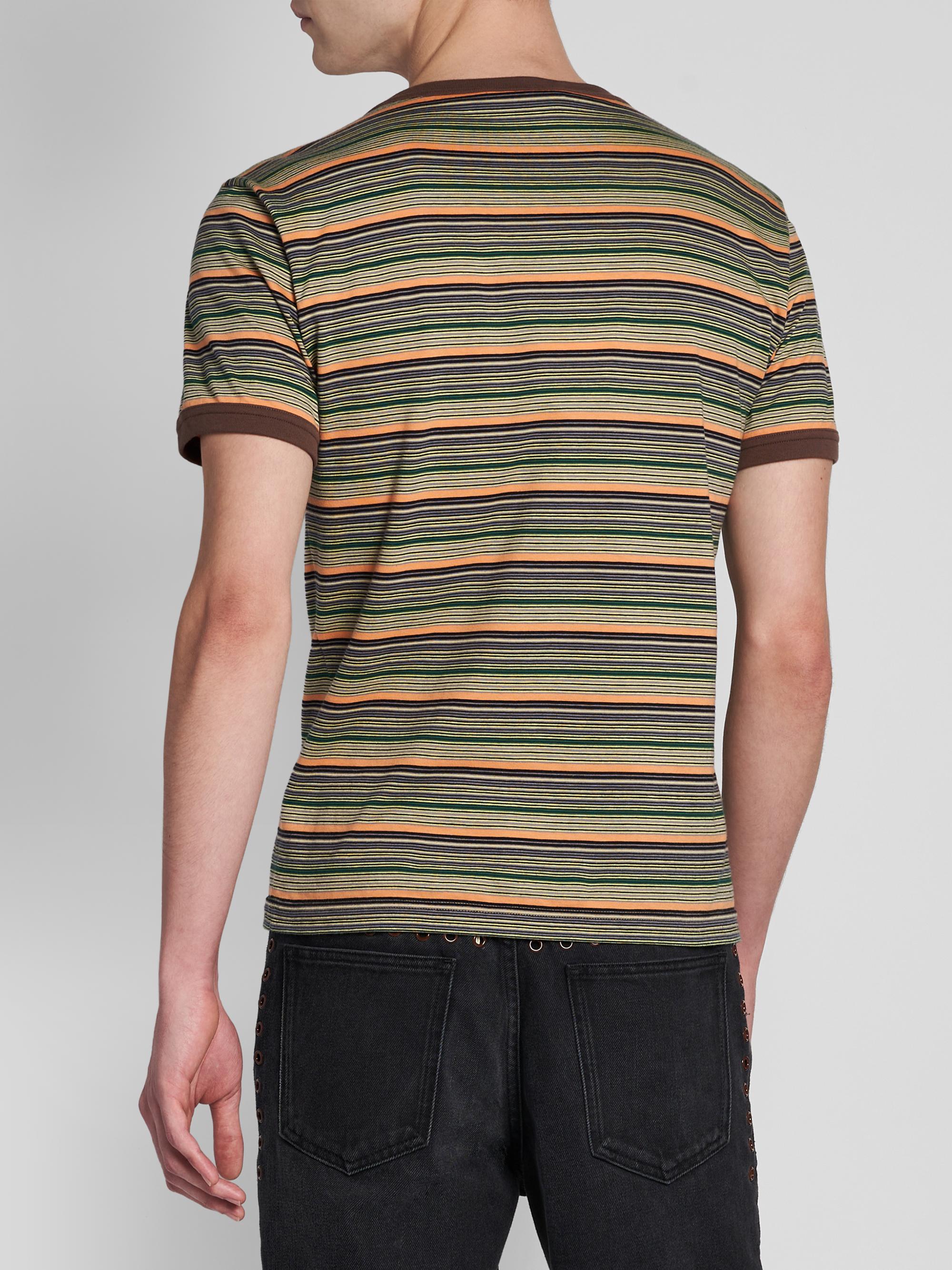 Marni Striped Cotton Crewneck T-Shirt | Saks Fifth Avenue