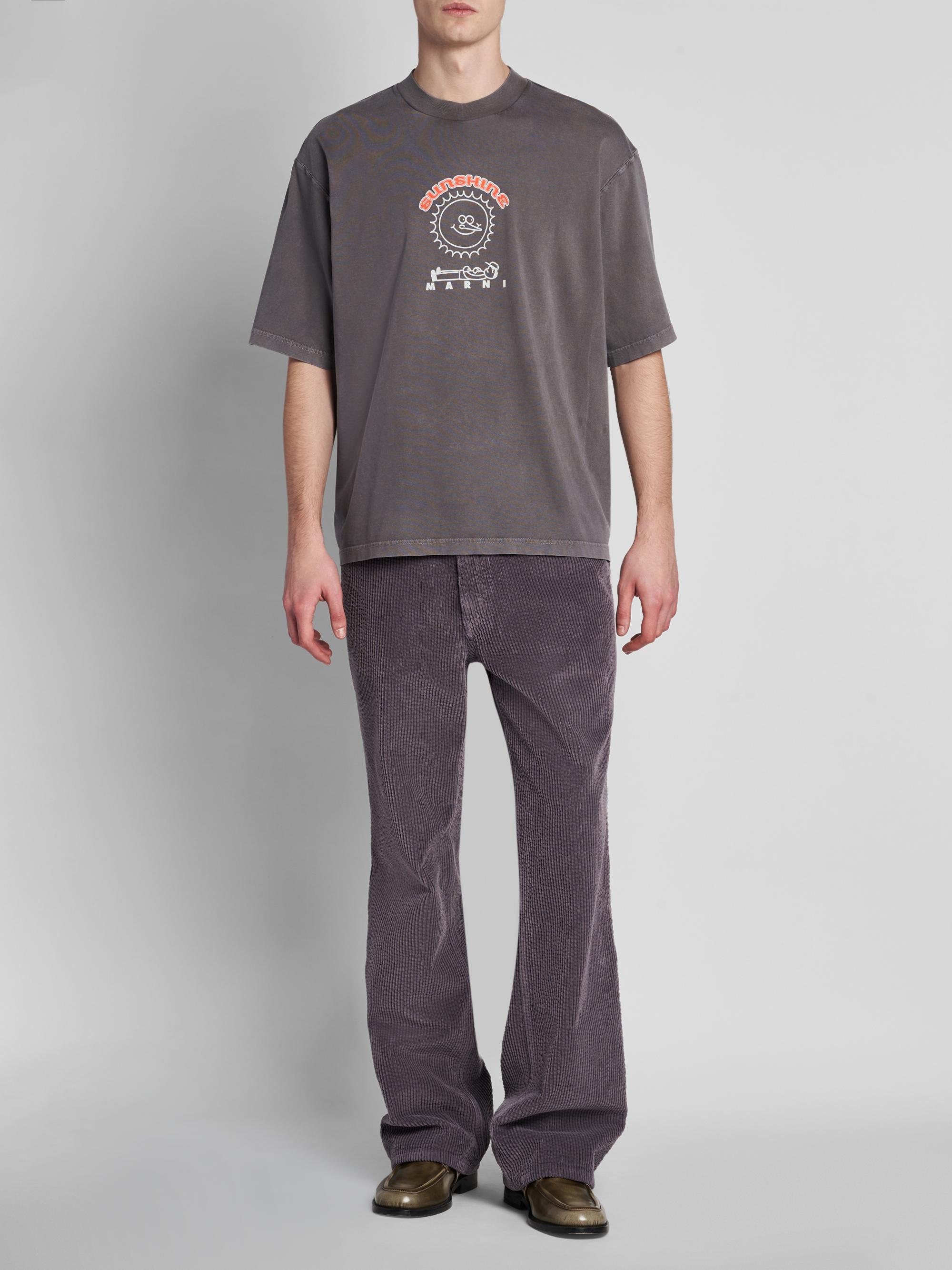 Marni Men's Sunshine Relaxed-Fit Crewneck T-Shirt - Truffle | Thumbnail 2