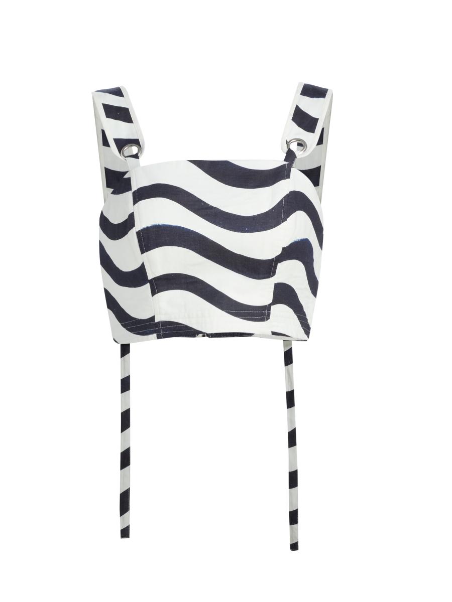 Milly Illy Lenox Printed Sleeveless Top In Multi