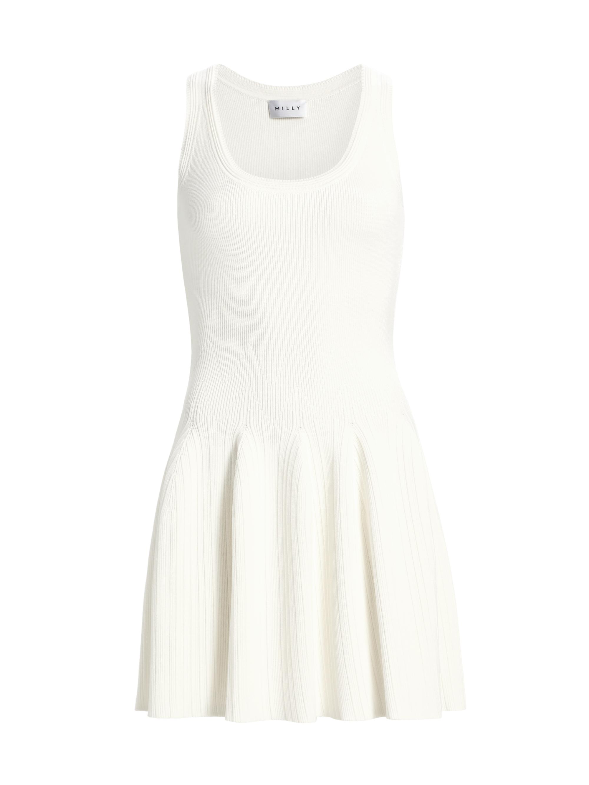 Milly Women's Marea Knit Minidress - Ecru