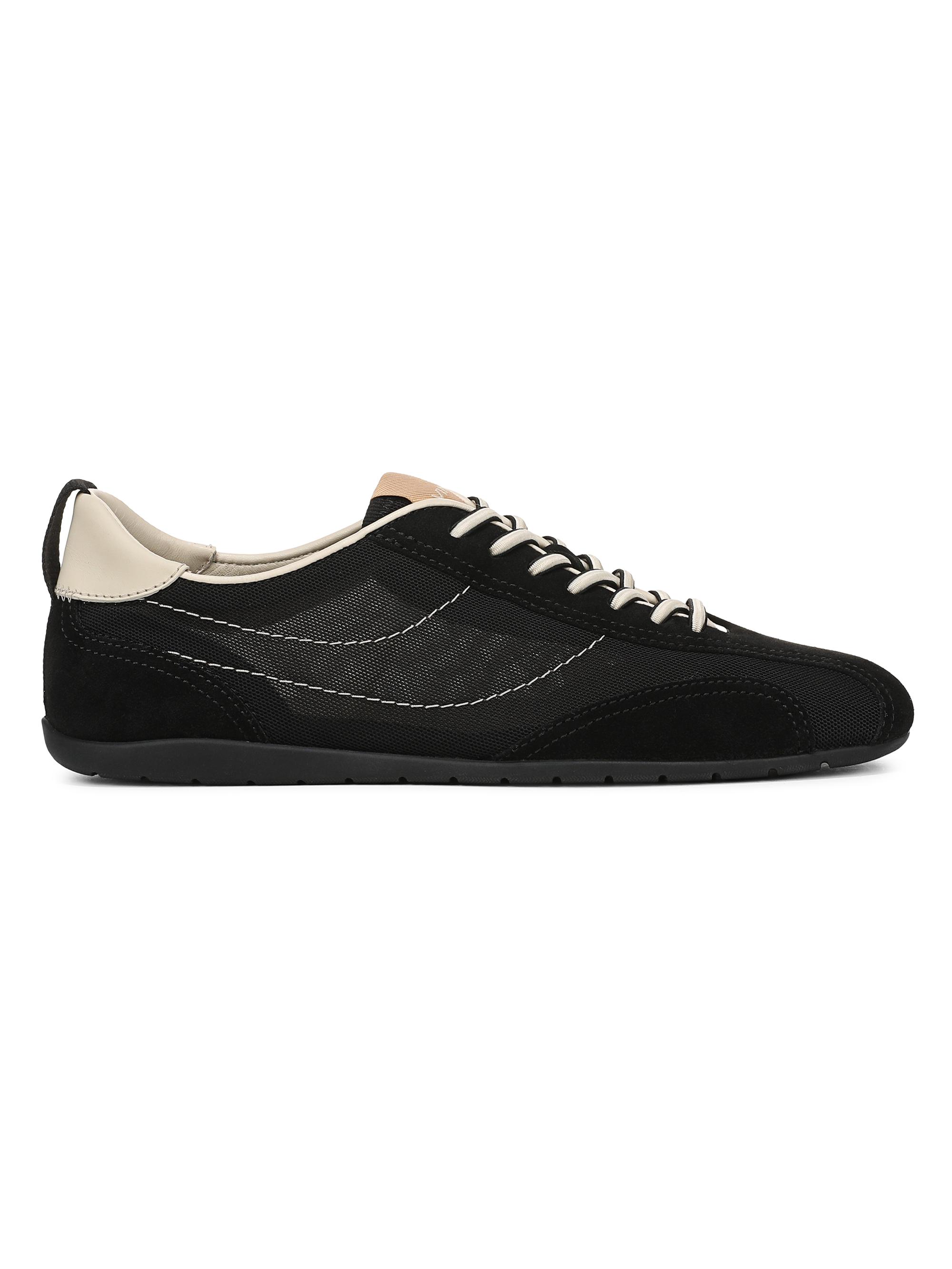 Vince Women's Catalina Suede & Mesh Sneakers - Black | Thumbnail 5