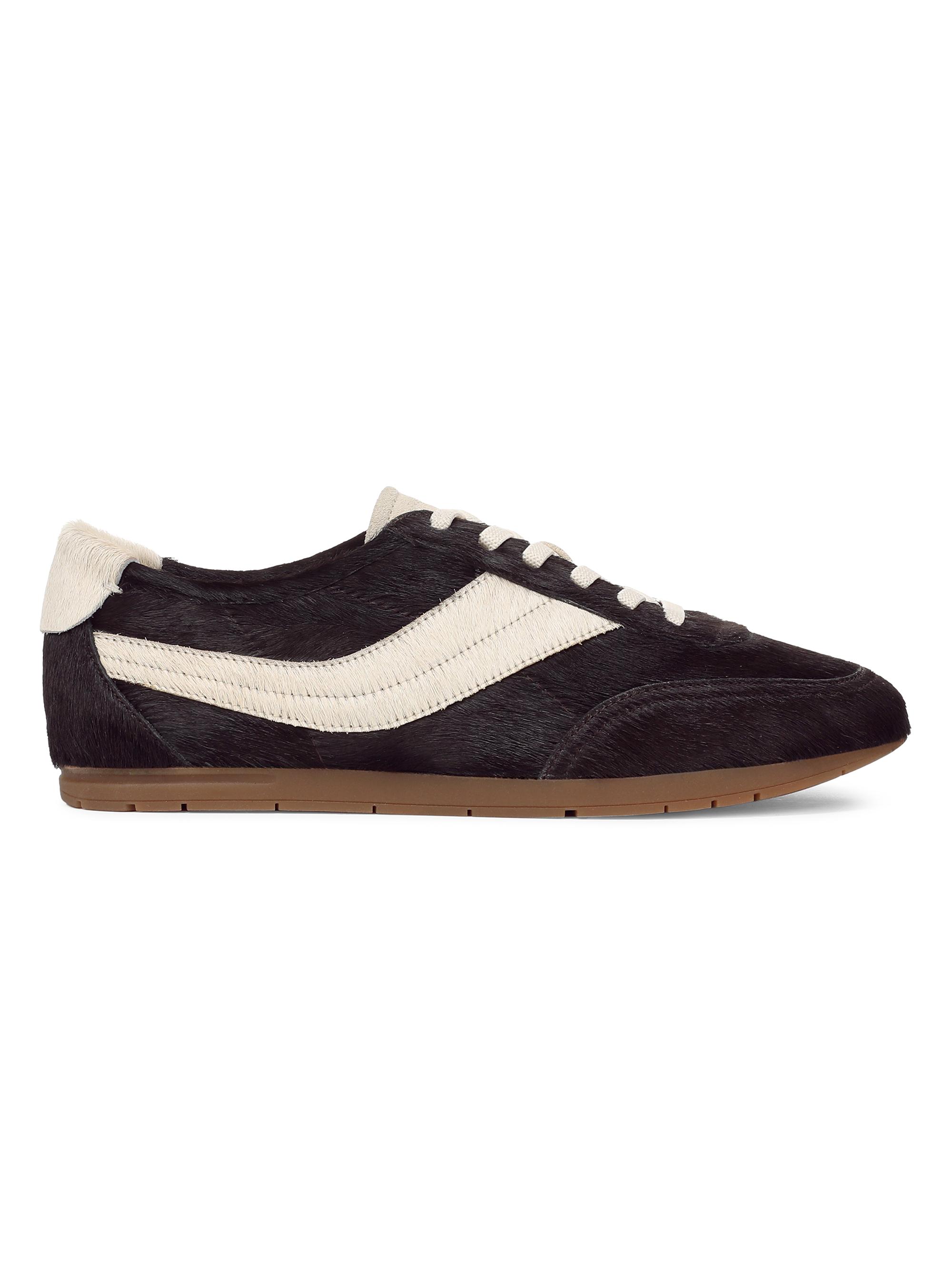 Vince Women's La Runner Calf Hair Slip-On Sneakers - Clove Moonlight