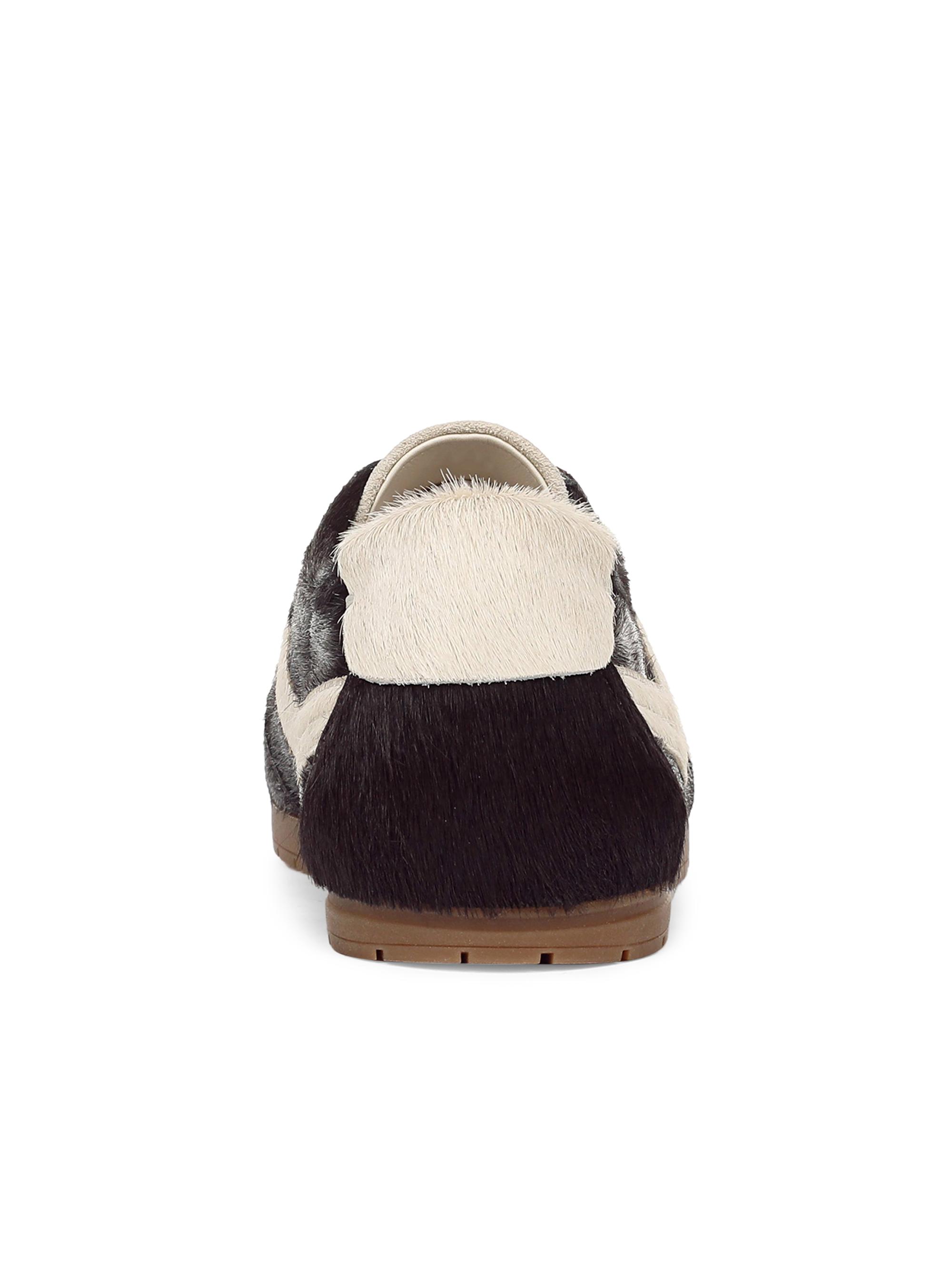 Vince Women's La Runner Calf Hair Slip-On Sneakers - Clove Moonlight | Thumbnail 3