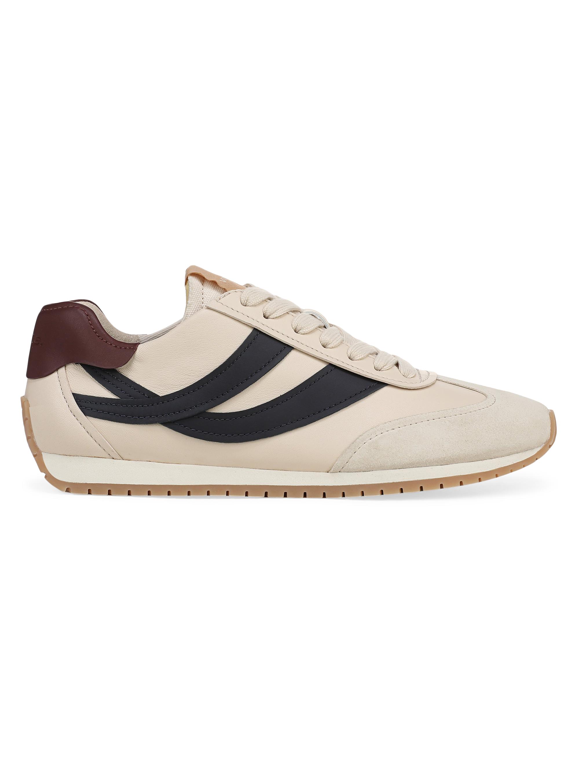 Vince Women's Oasis Runner Leather Lace-Up Sneakers - Cosmic Blue