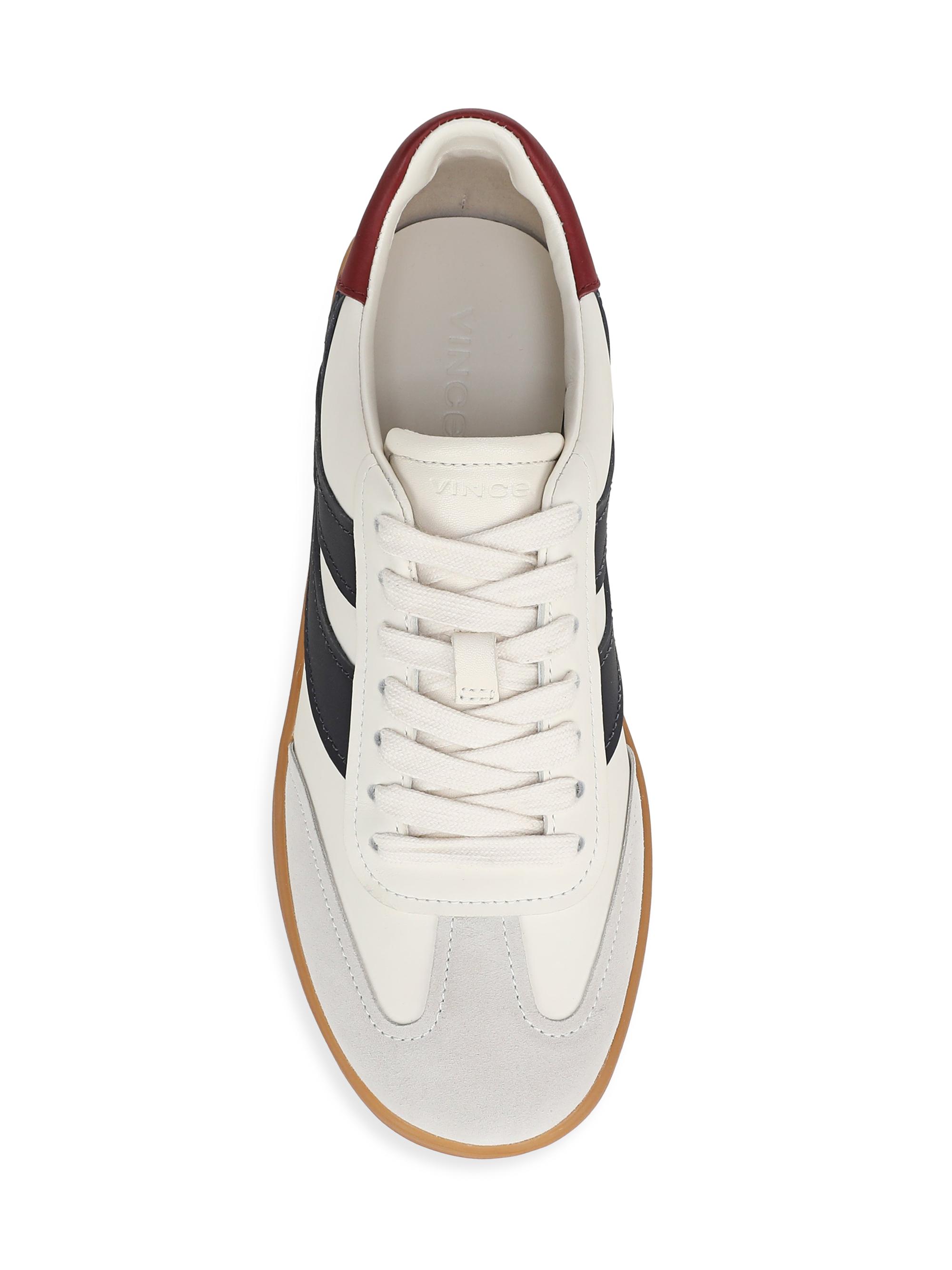 Vince Women's Oasis Leather Lace-Up Sneakers - Cosmic Blue | Thumbnail 4