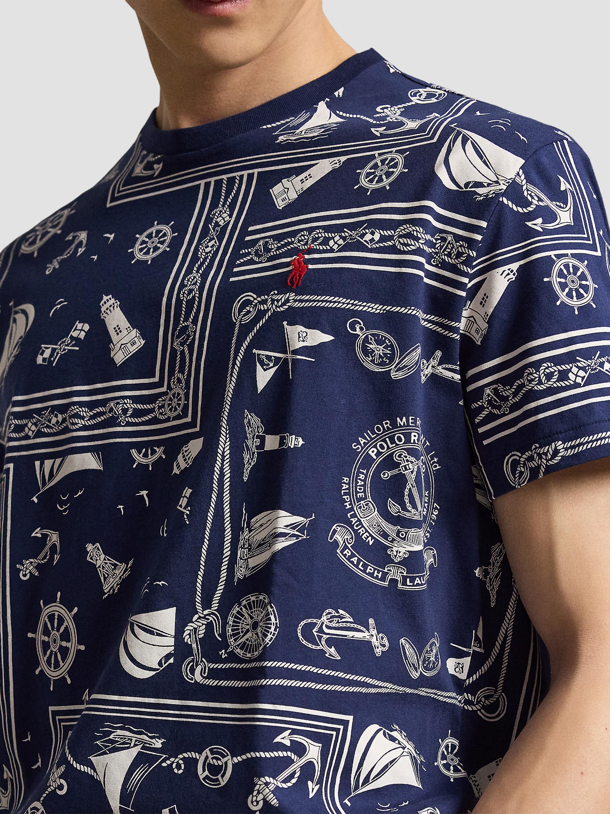 Polo Ralph Lauren Classic-Fit Bandana Jersey T-Shirt | Saks Fifth