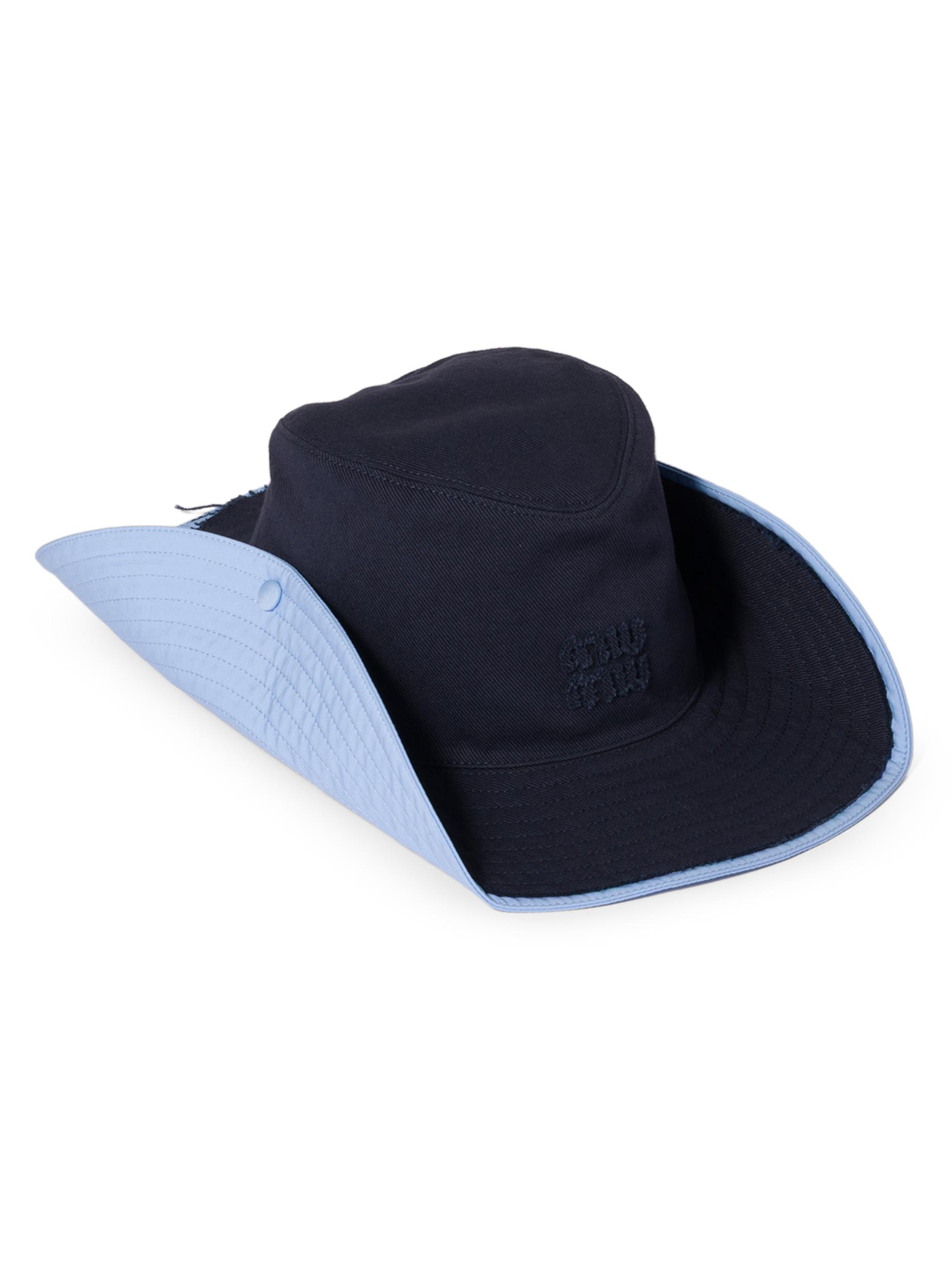 MIU MIU cowboyハット ネイビーMサイズ Miu Miu Gabardine Cowboy Hat | Saks Fifth Avenue