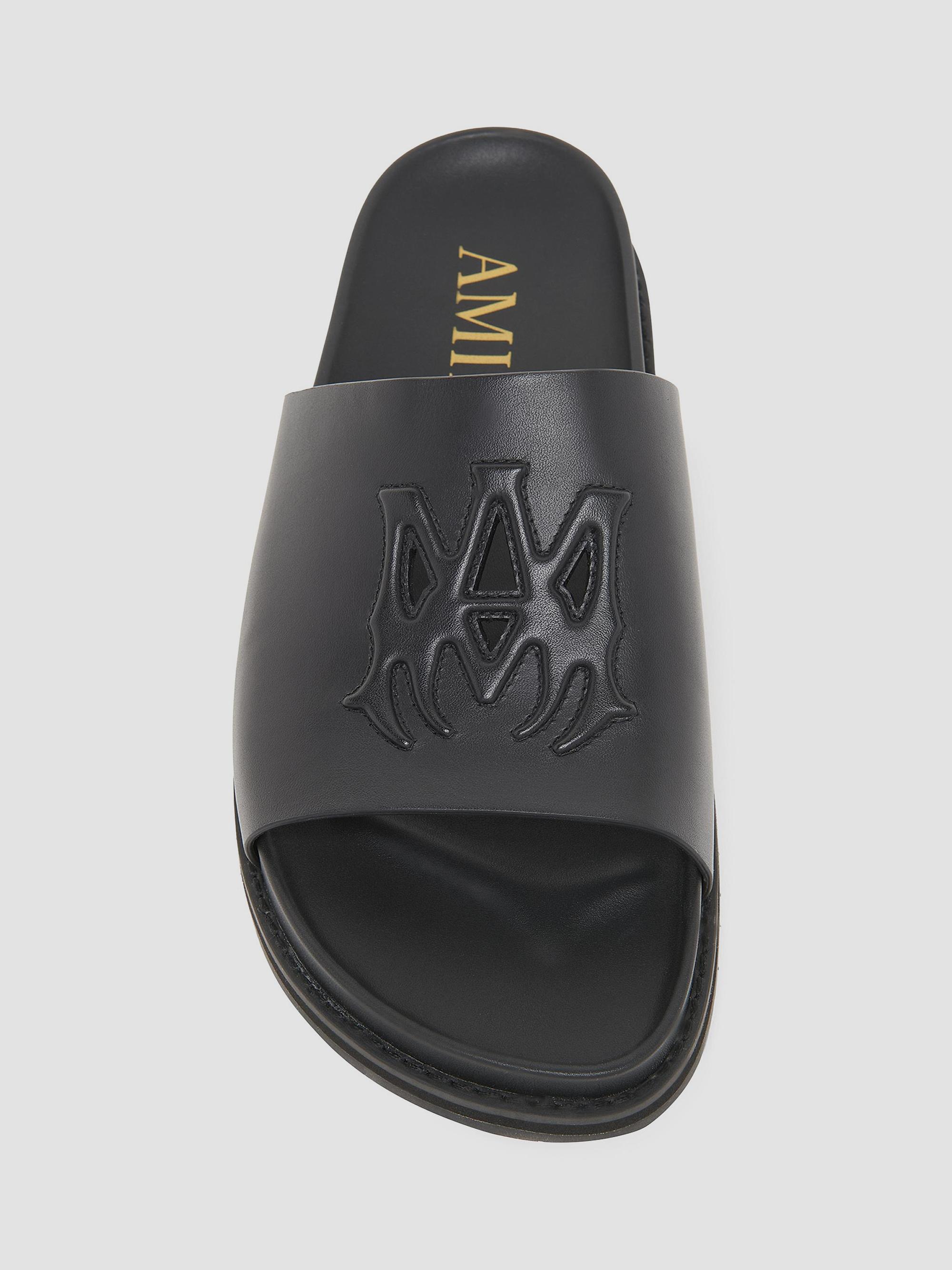 Amiri MA Leather Slides | Saks Fifth Avenue