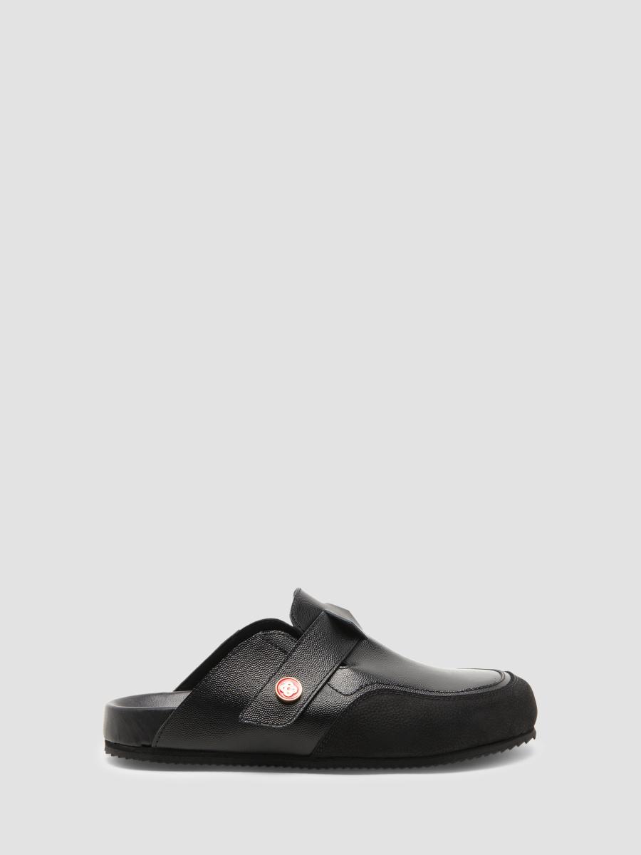 ただの服好き様 JCAESAR Leather Mule Shoe Black 0400026930266?wid=900