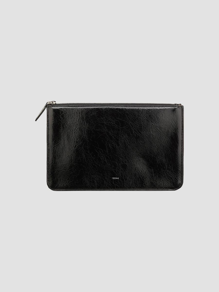 Toteme Threefold Naplack Leather Clutch | Saks Fifth Avenue