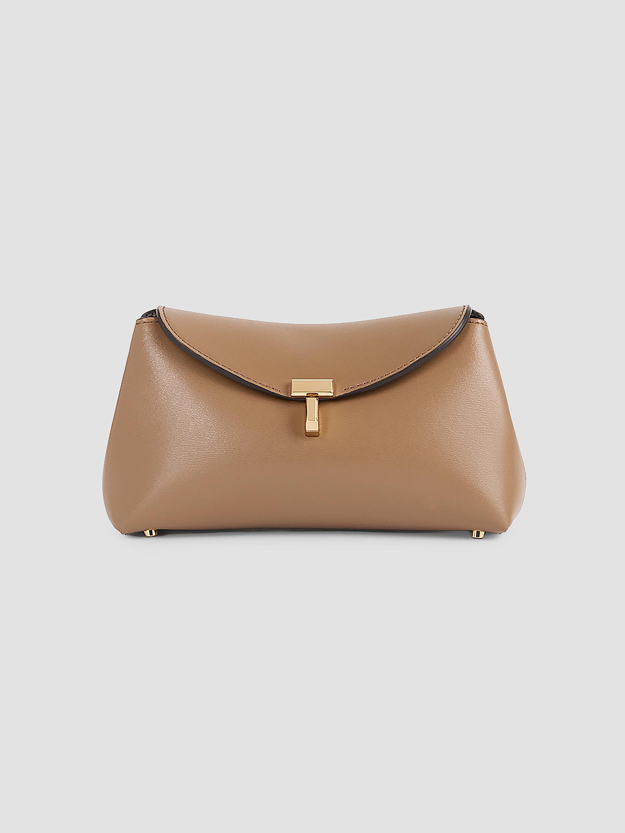 Toteme T-Lock Leather Top-Handle Bag | Saks Fifth Avenue