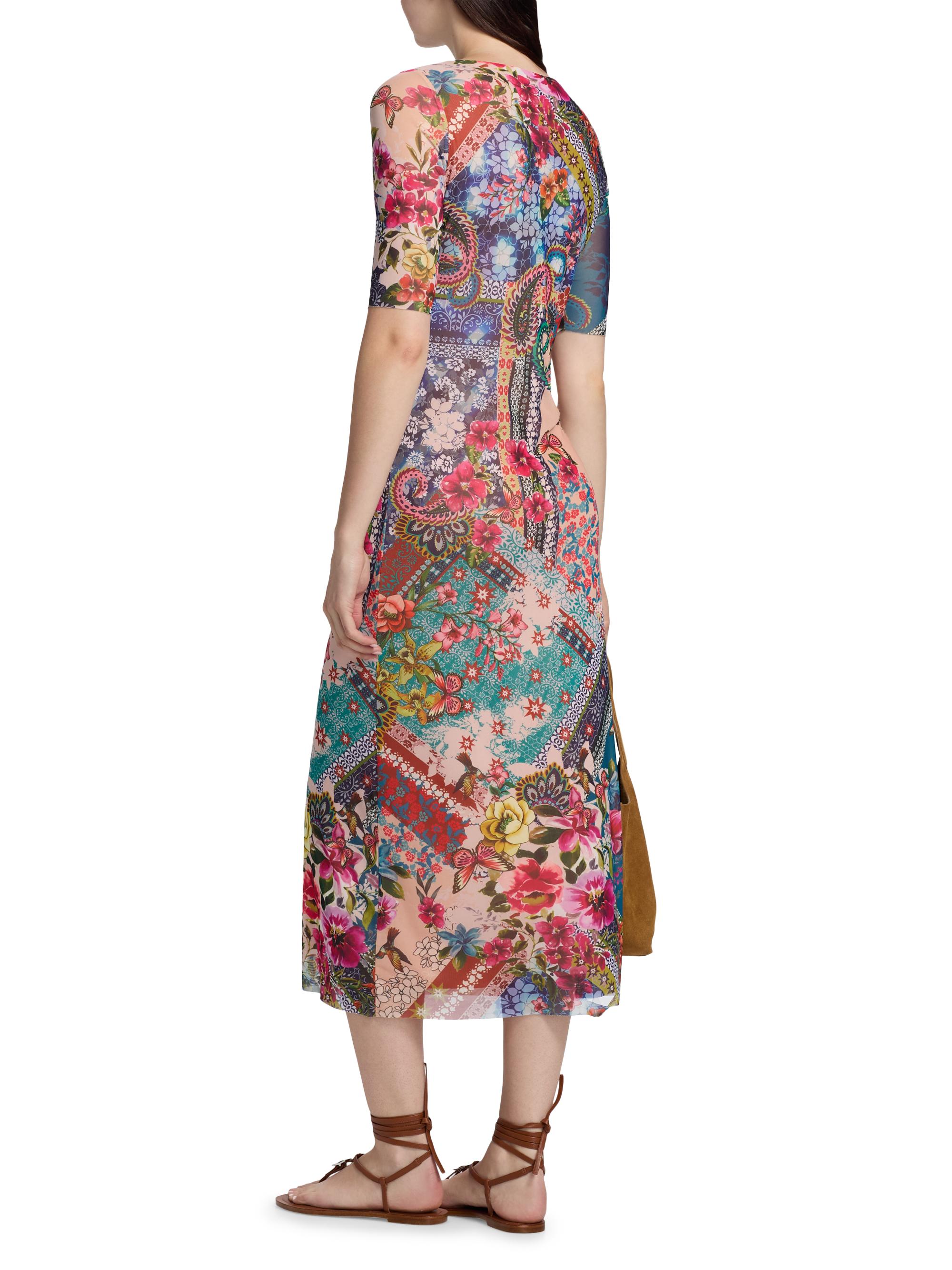 Johnny Was Women's Astrid Evie Printed Mesh Midi-Dress - Evie | Thumbnail 5