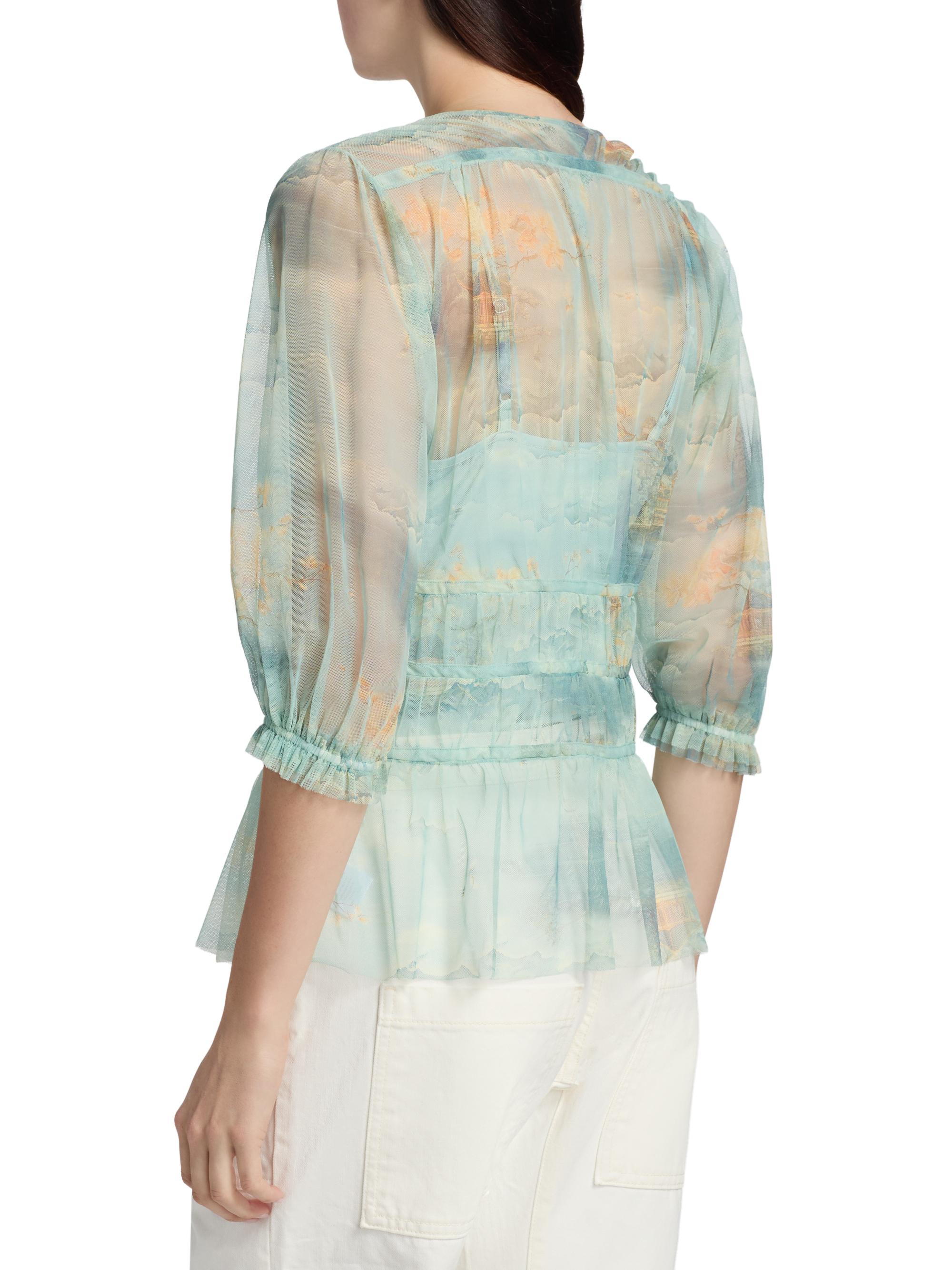 Johnny Was Women's Mazzy Enrika Ruched Blouse - Enrika | Thumbnail 5