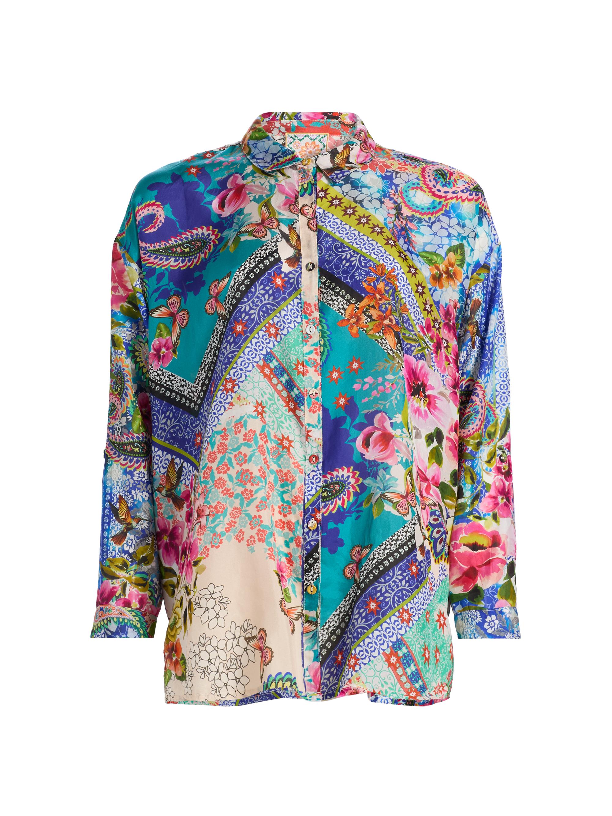Johnny Was Women's The Audrey Evie Patchwork Tunic - Evie