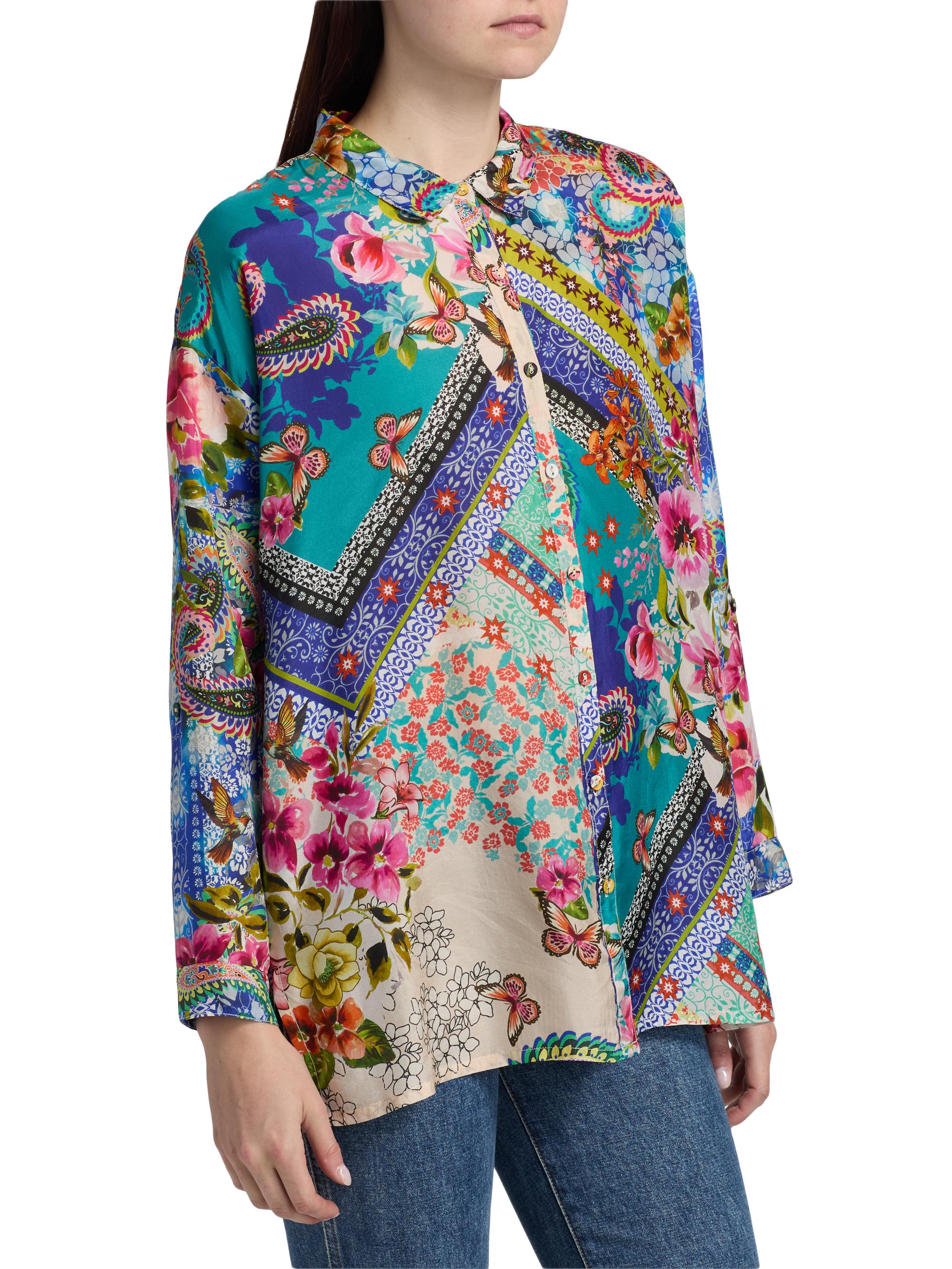 Johnny Was Women's The Audrey Evie Patchwork Tunic - Evie | Thumbnail 4