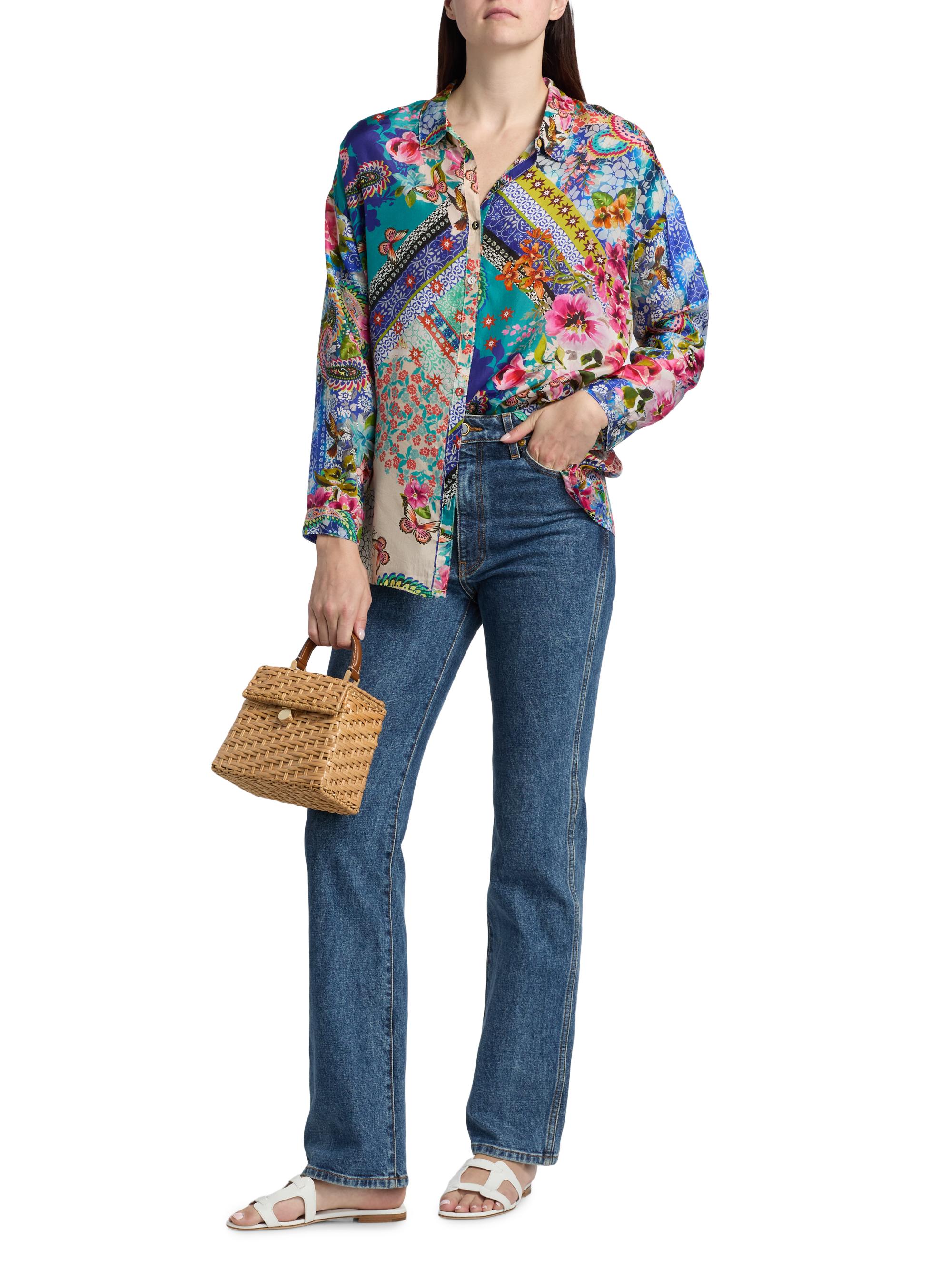 Johnny Was Women's The Audrey Evie Patchwork Tunic - Evie | Thumbnail 2