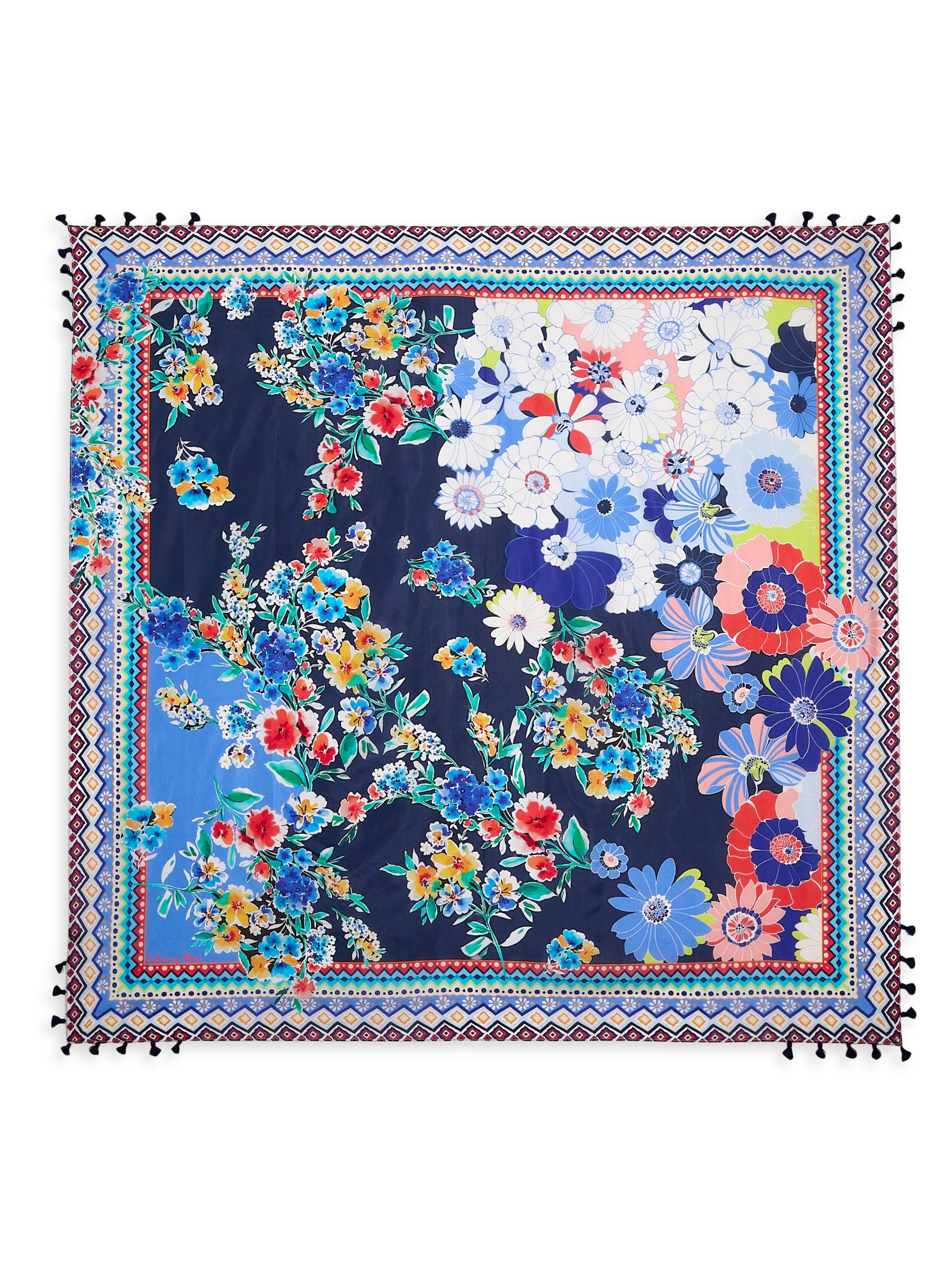 Johnny Was Women's Tiana Floral Silk Scarf - Tiana Scarf | Thumbnail 4