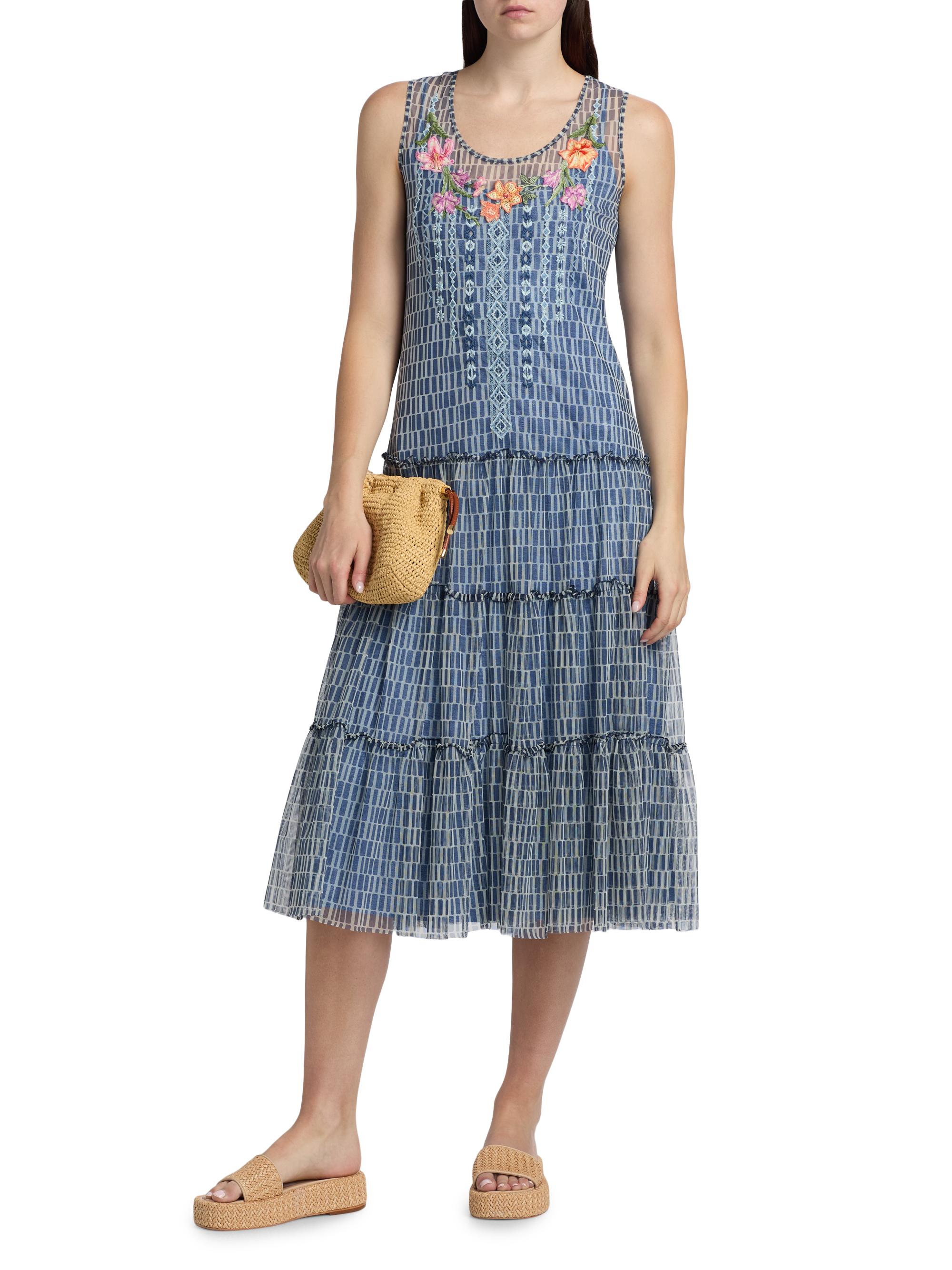 Dorotea Izumi Print Midi Dress