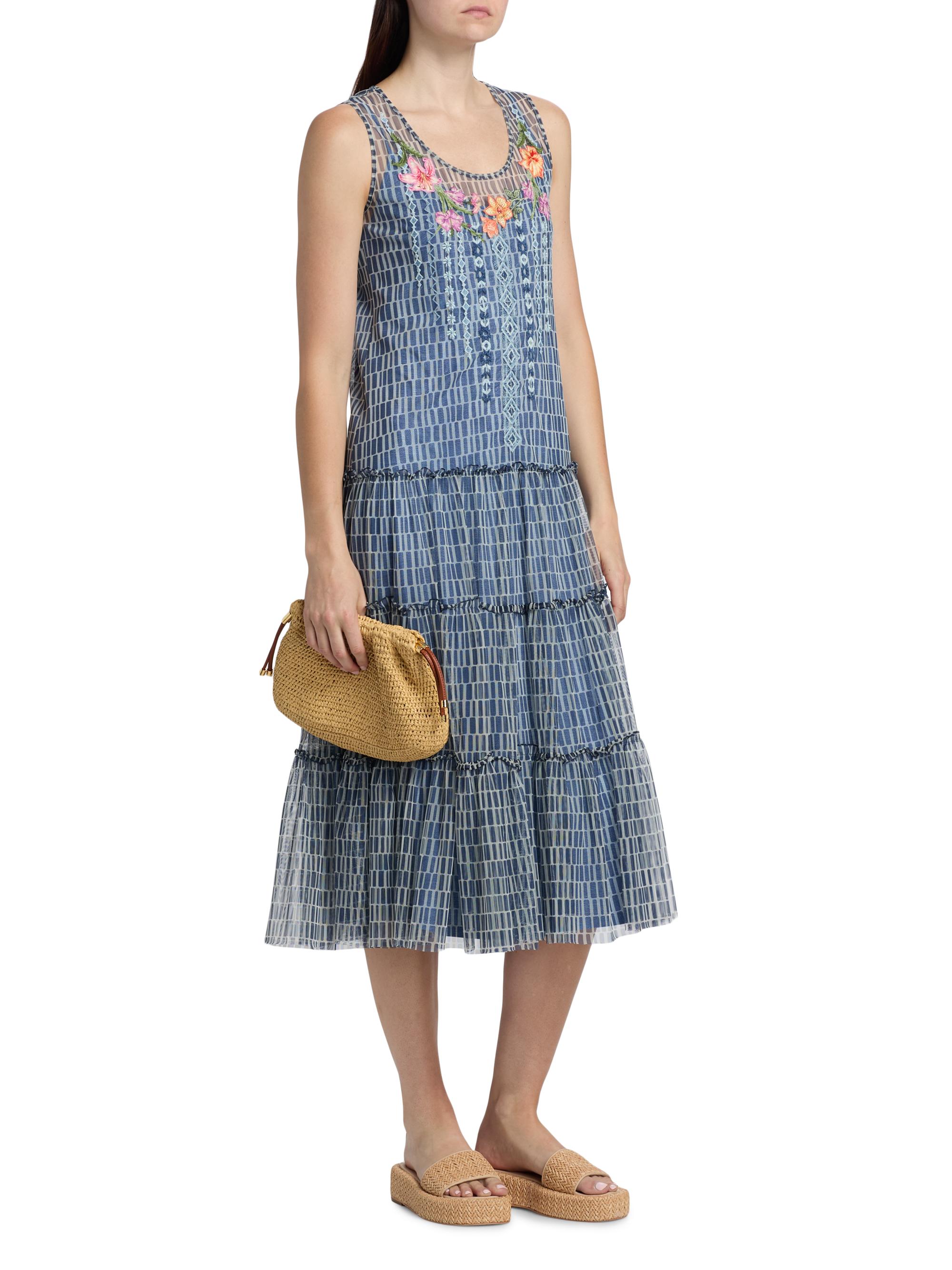 Dorotea Izumi Print Midi Dress
