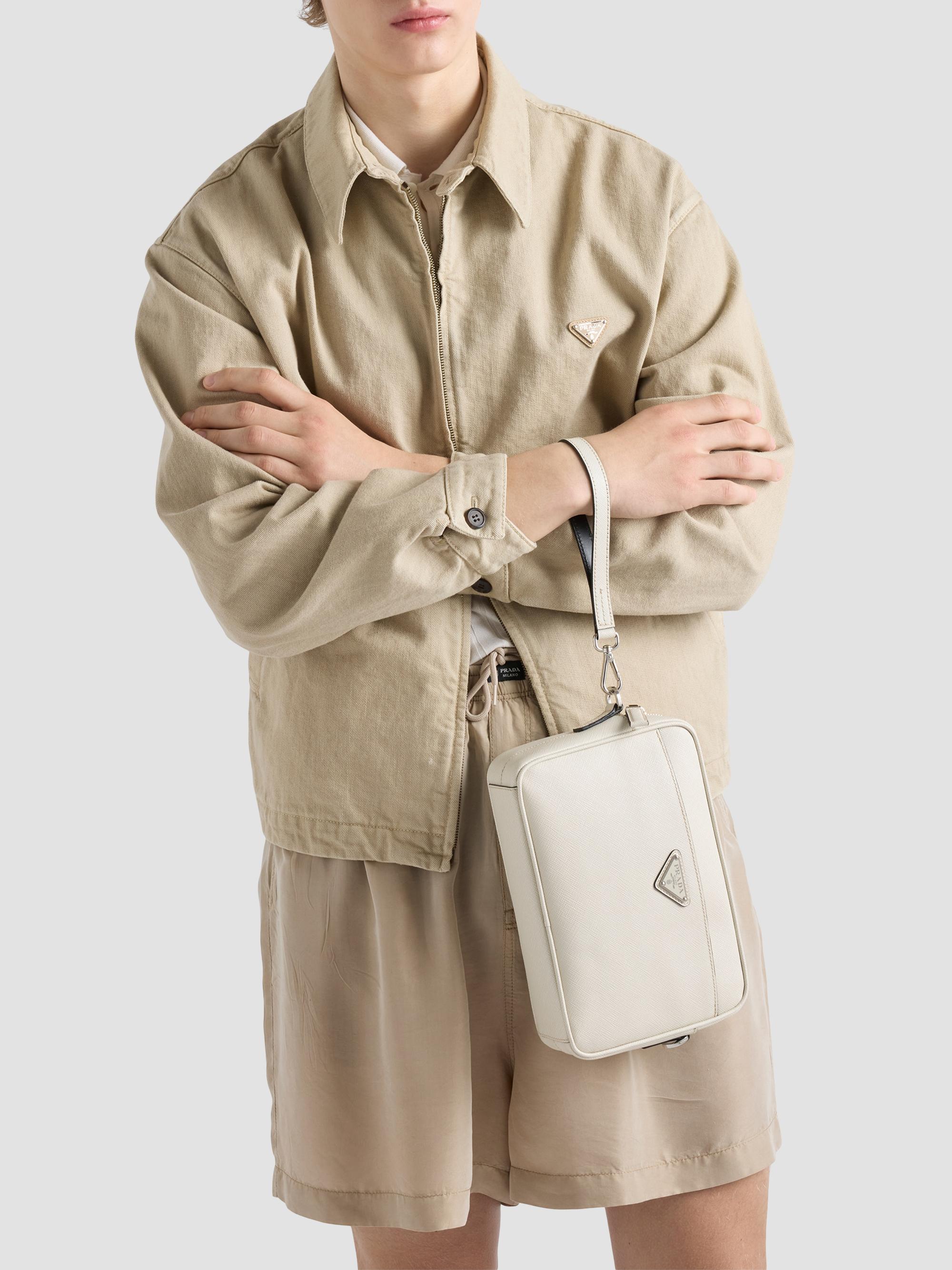 Prada Saffiano Leather Shoulder Bag | Saks Fifth Avenue