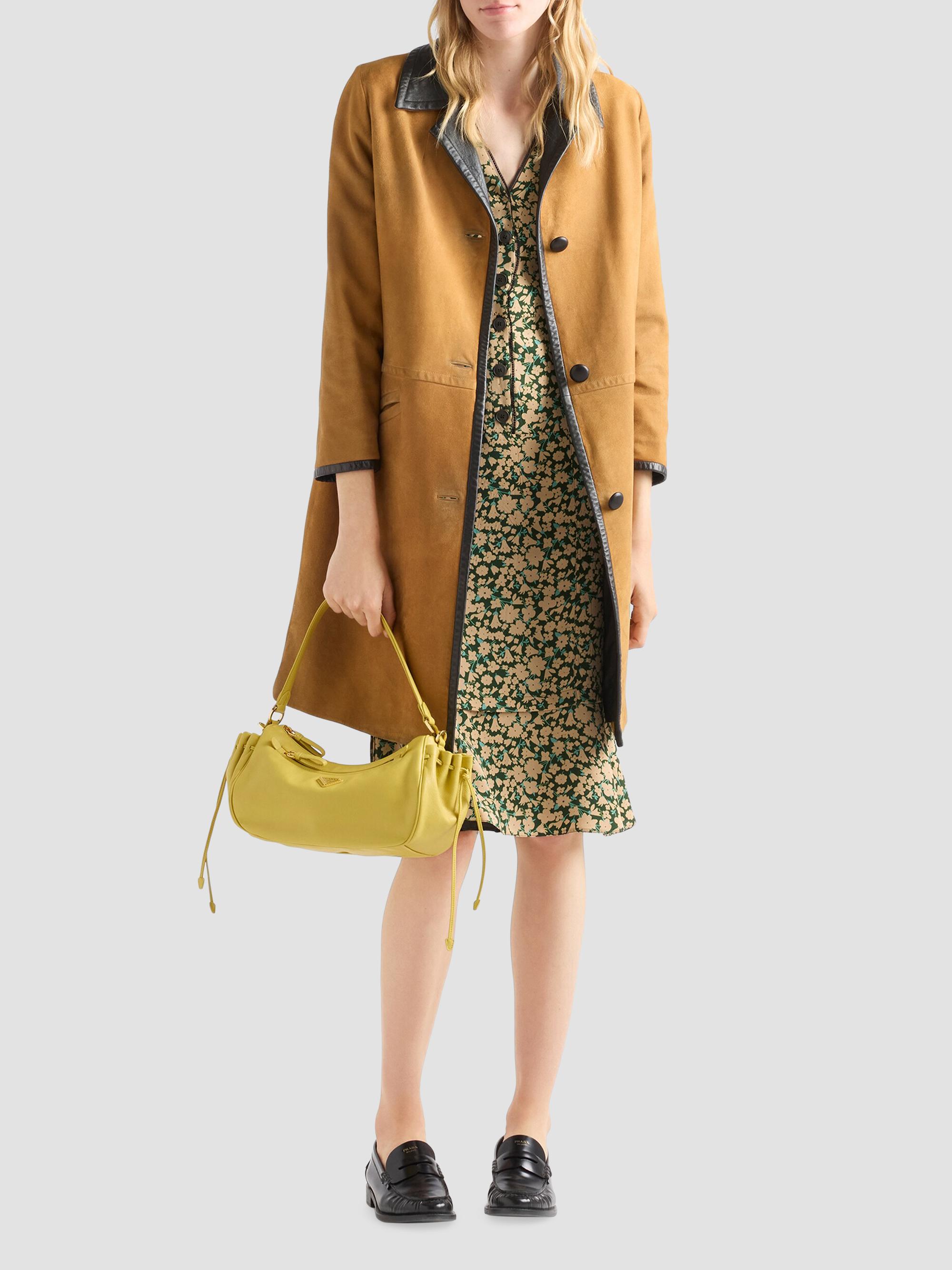 Prada Women's Leather Top Handle Bag - Yellow | Thumbnail 9