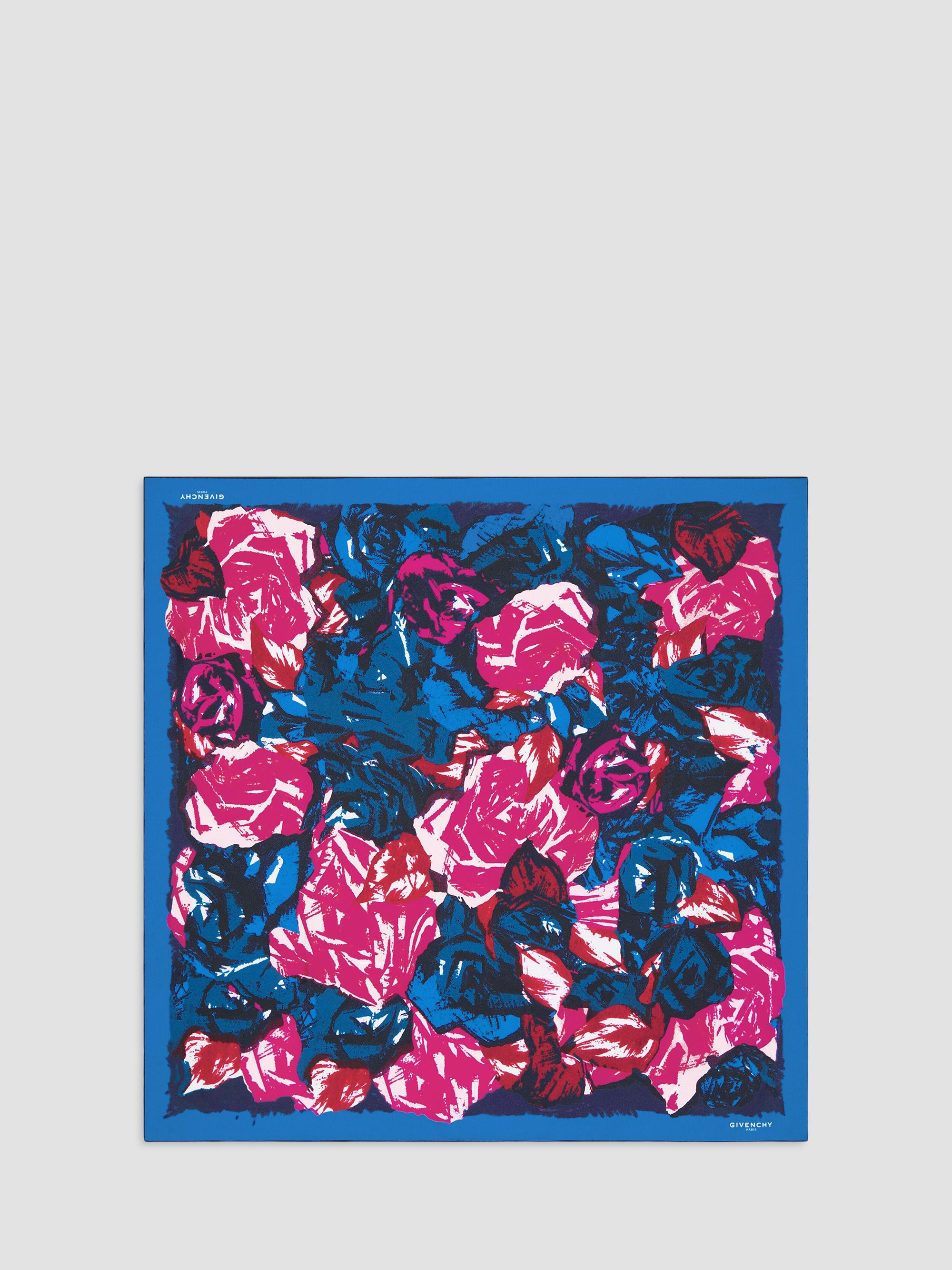 Givenchy Square in Silk with Floral Print | Saks Fifth Avenue