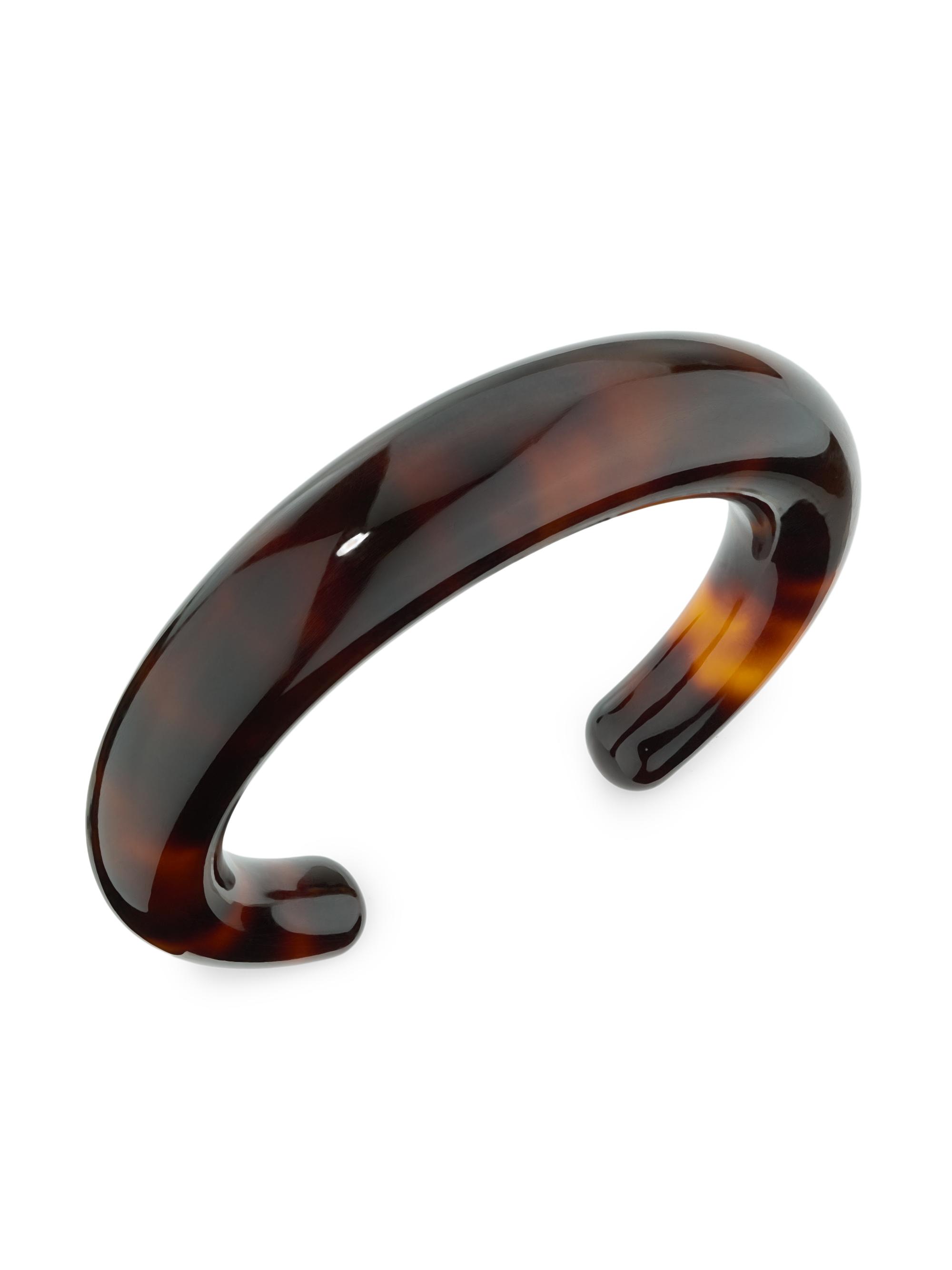 Toteme Women's Tapered Tortoiseshell Resin Cuff - Bonfire - Women's Jewelry And Watches