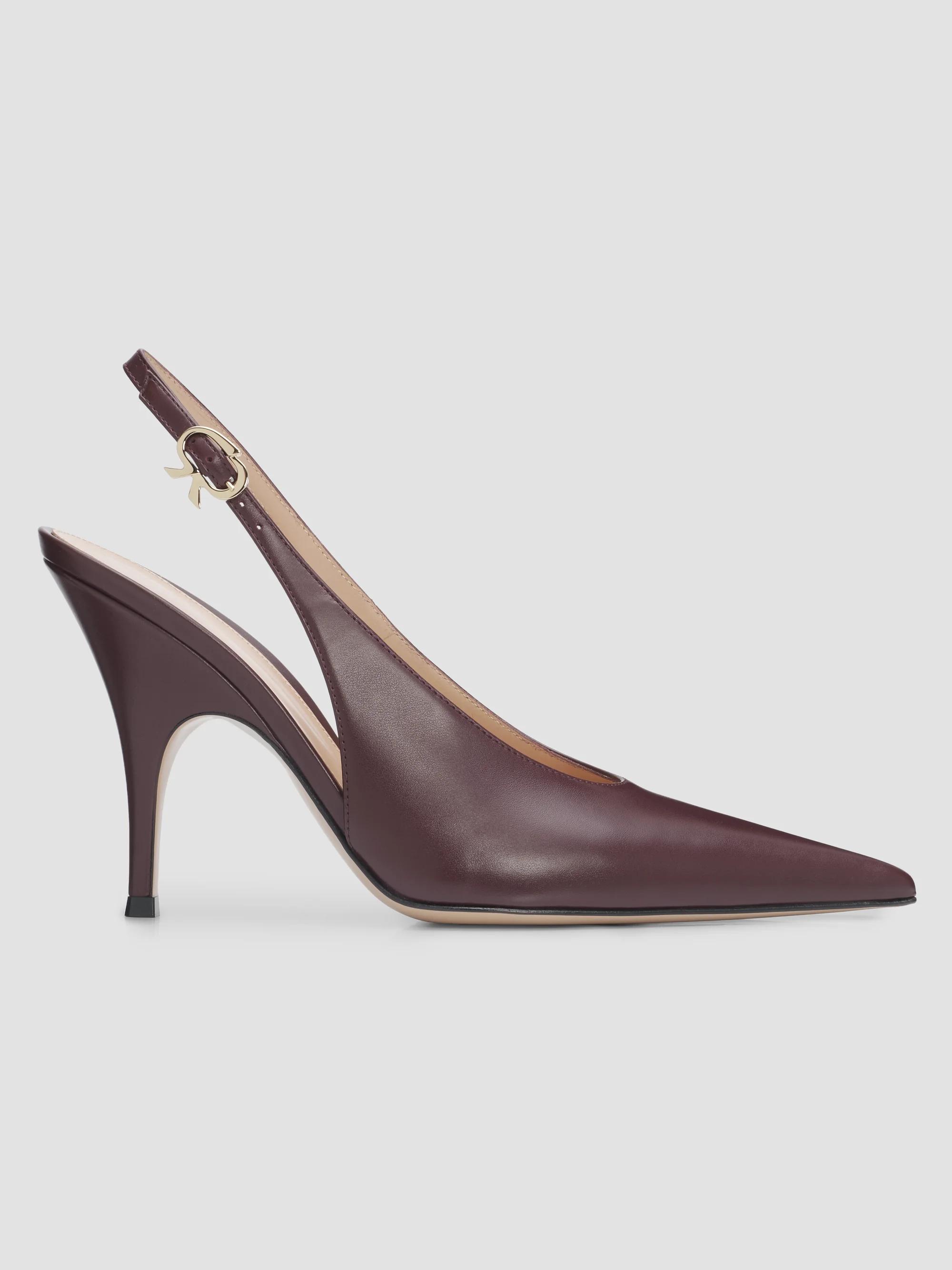 Khaite Jett 45MM Leather D'Orsay Pumps | Saks Fifth Avenue