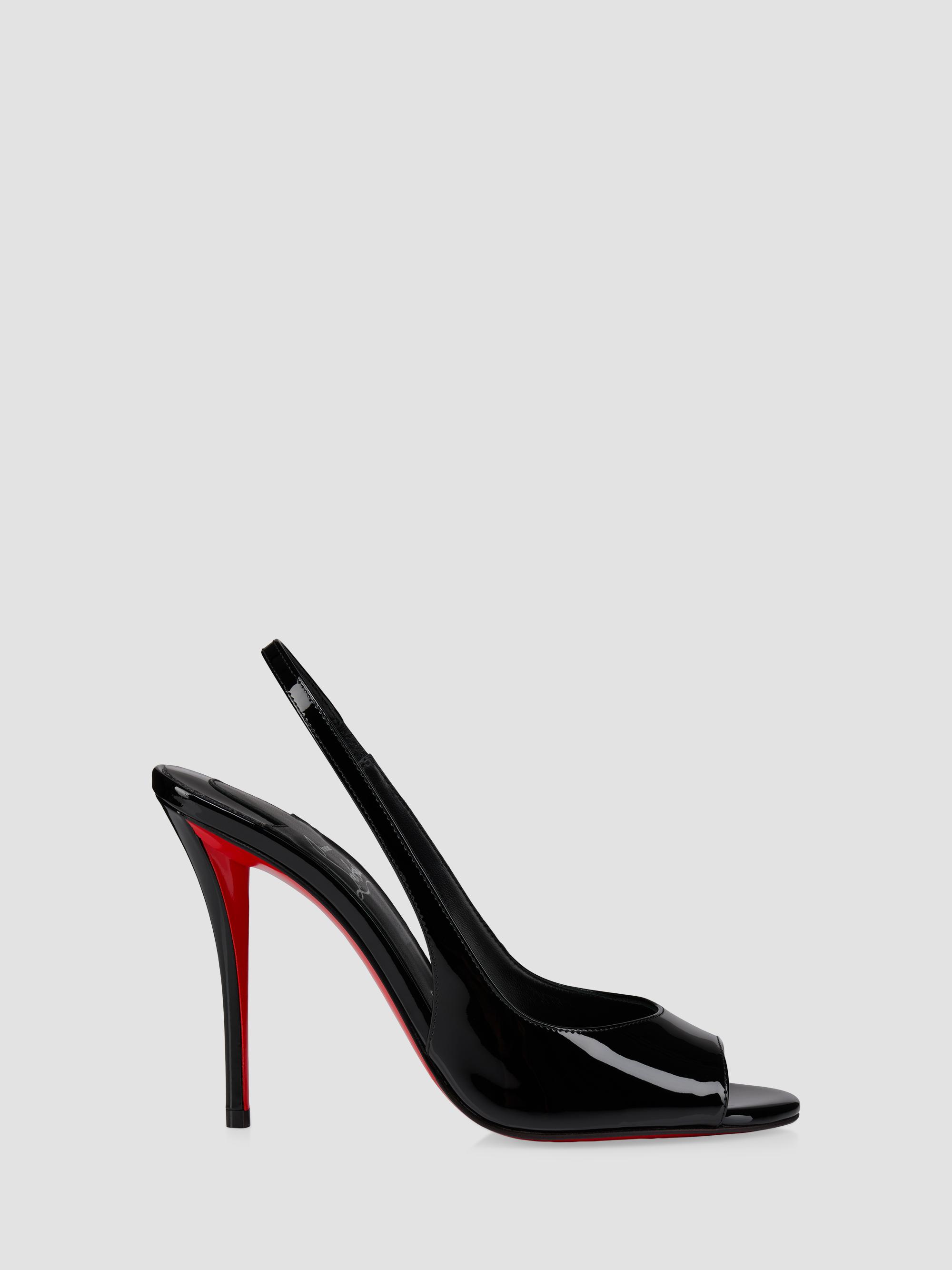 Christian Louboutin Miss Z 80MM Laminated Lamb Mule Sandals | Saks