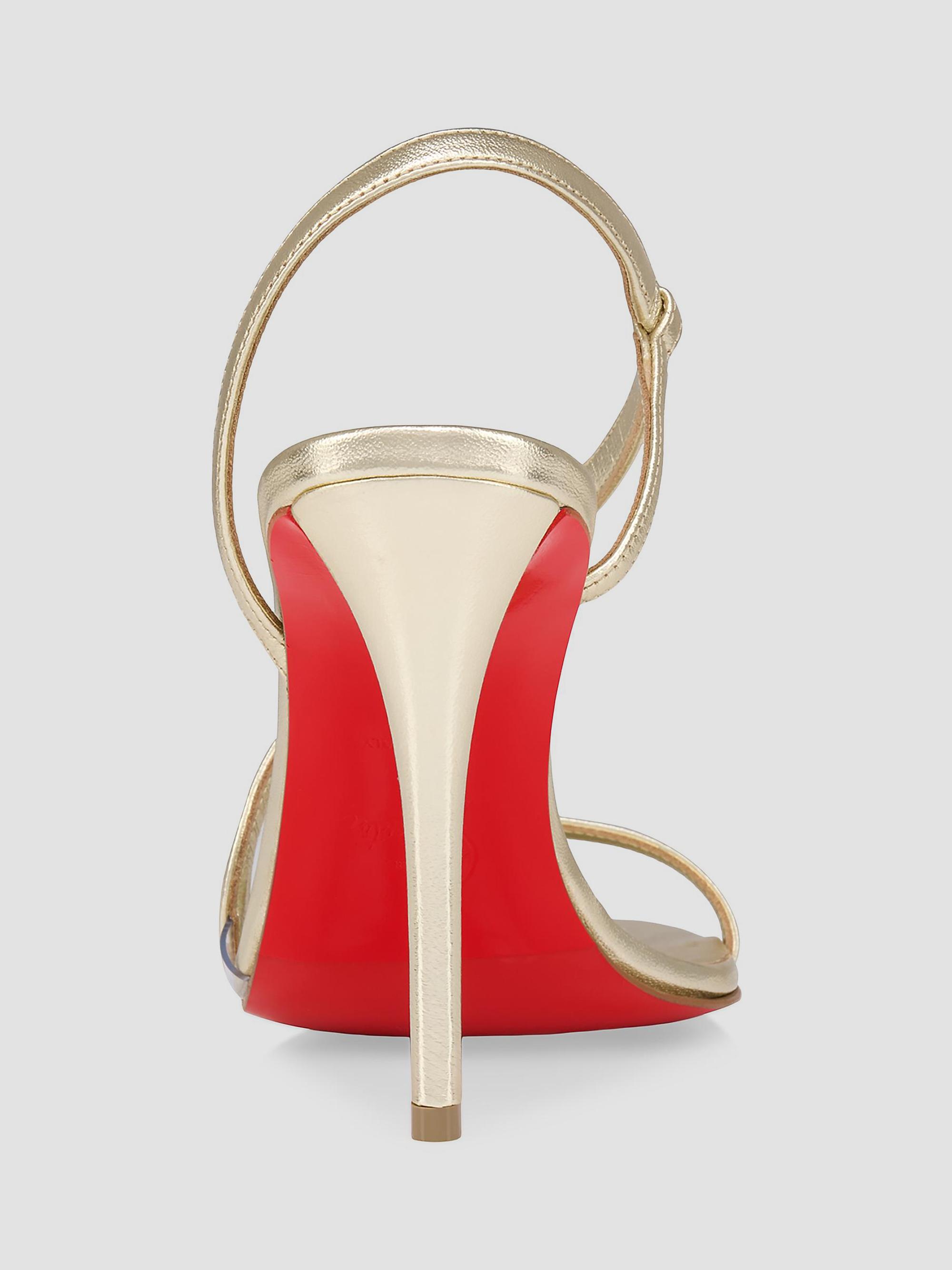 Christian Louboutin Rosa Z 100MM Sandals | Saks Fifth Avenue