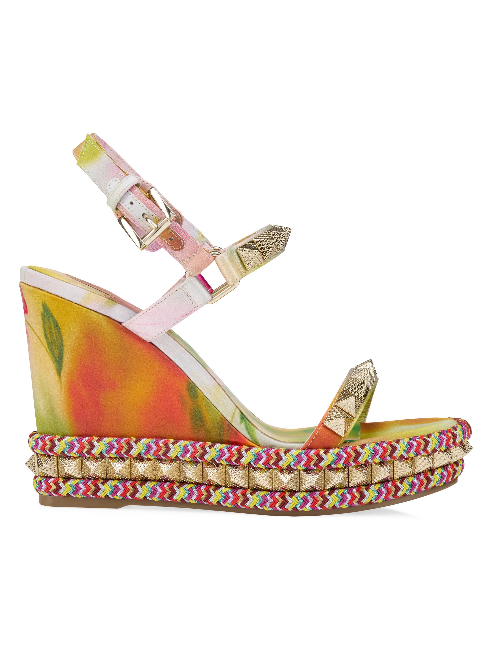 Christian Louboutin Women's Pyra Clou 110MM Sandals