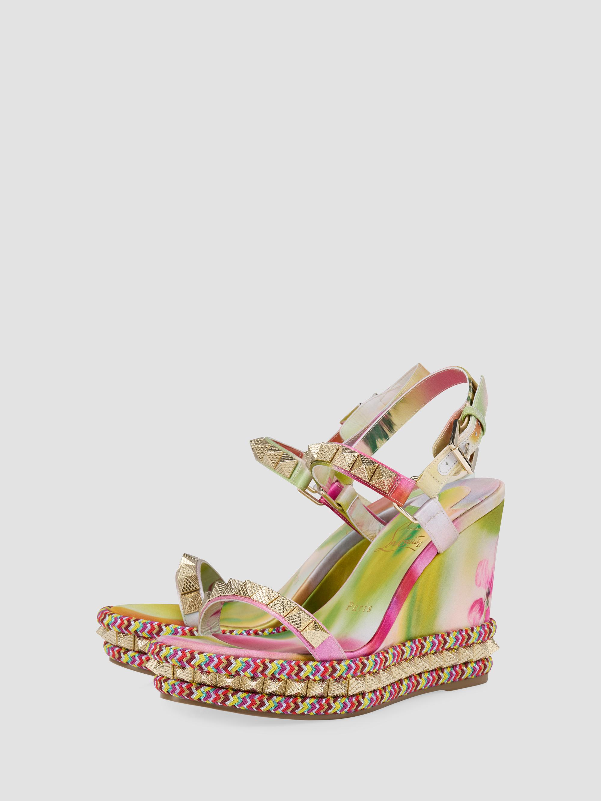 Christian Louboutin Pyra Clou 110MM Sandals | Saks Fifth Avenue