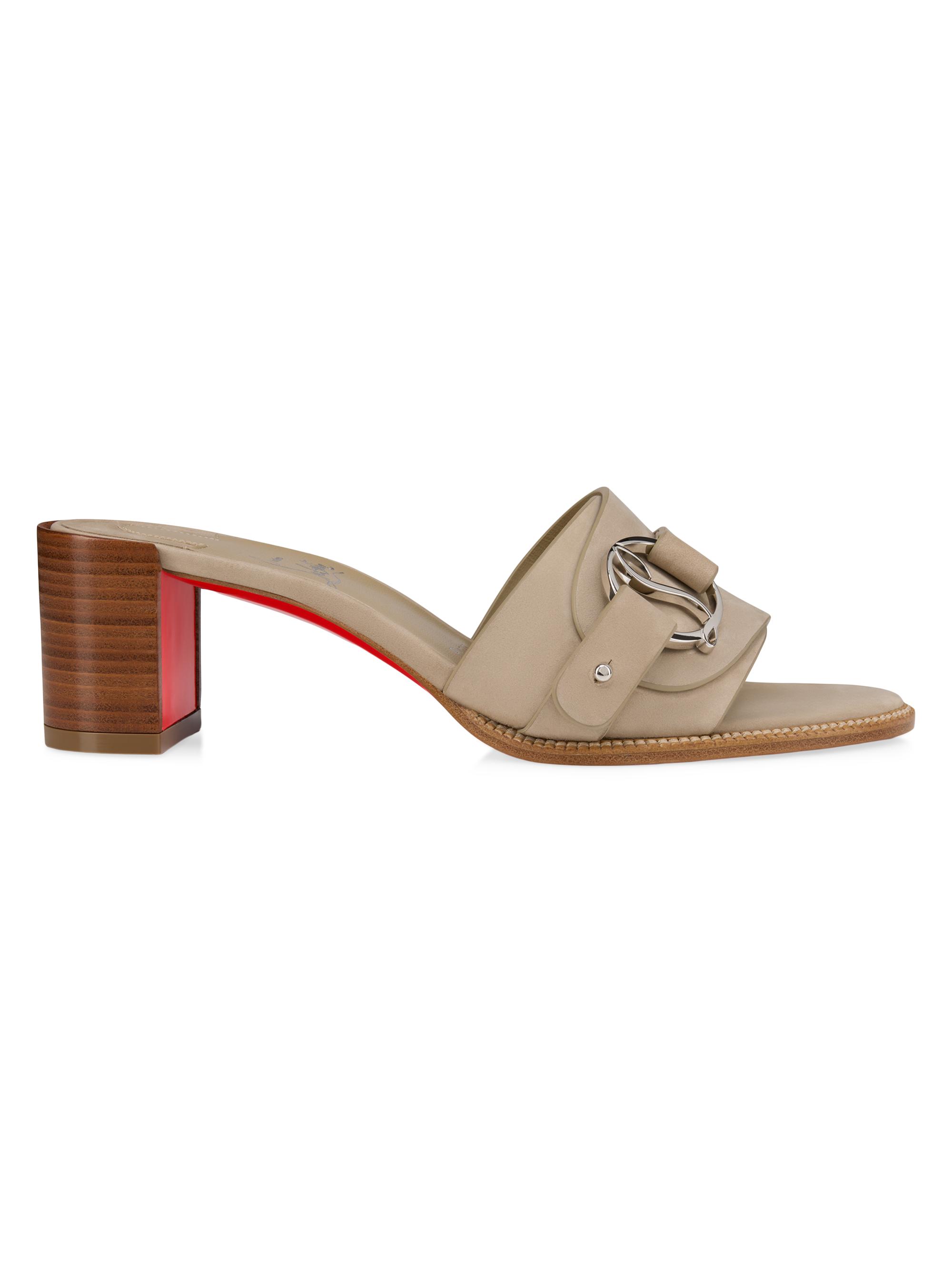 Christian Louboutin Women's Her in Roma 55MM Mules - Saharienne