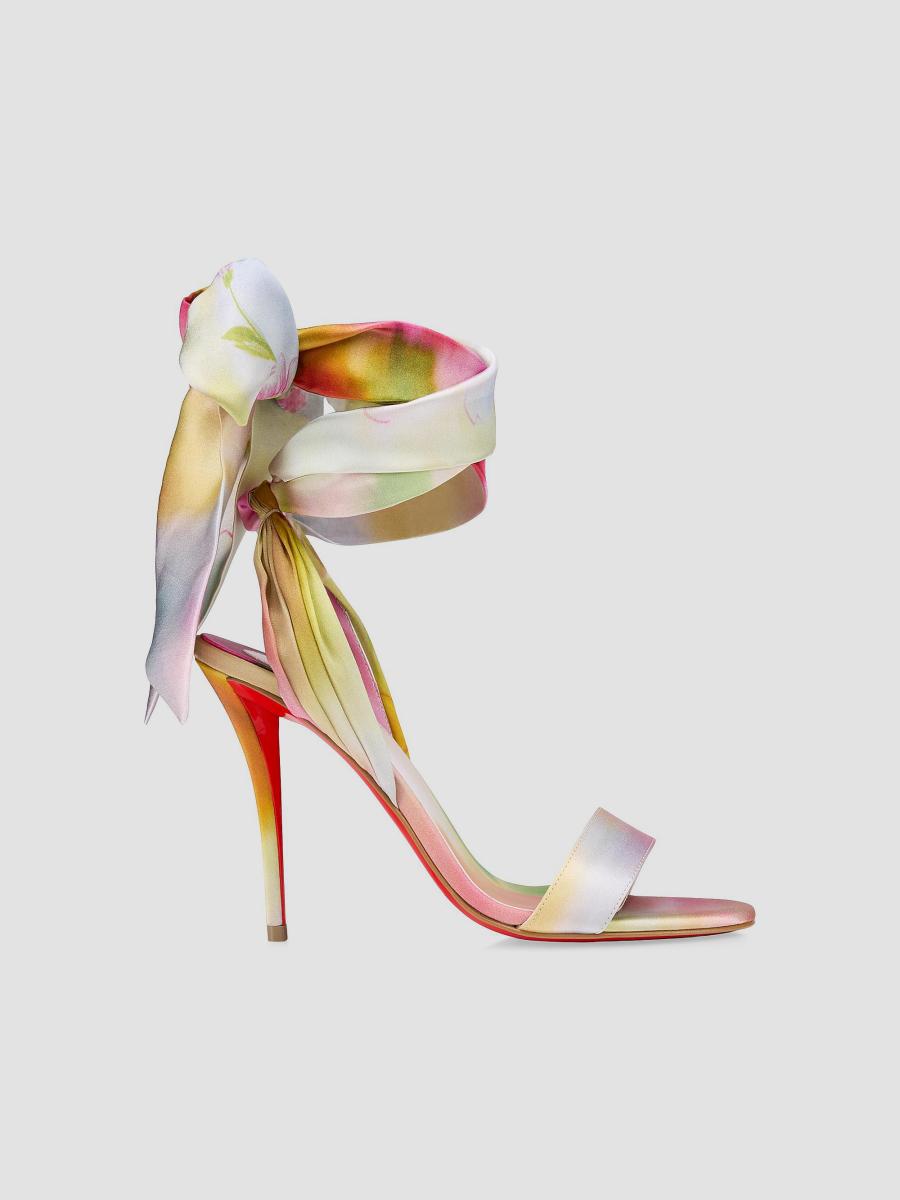 靴 Christian Louboutin Miss Z 100mm 22.5 Christian Louboutin Miss Z 100MM Sandals | Saks Fifth Avenue
