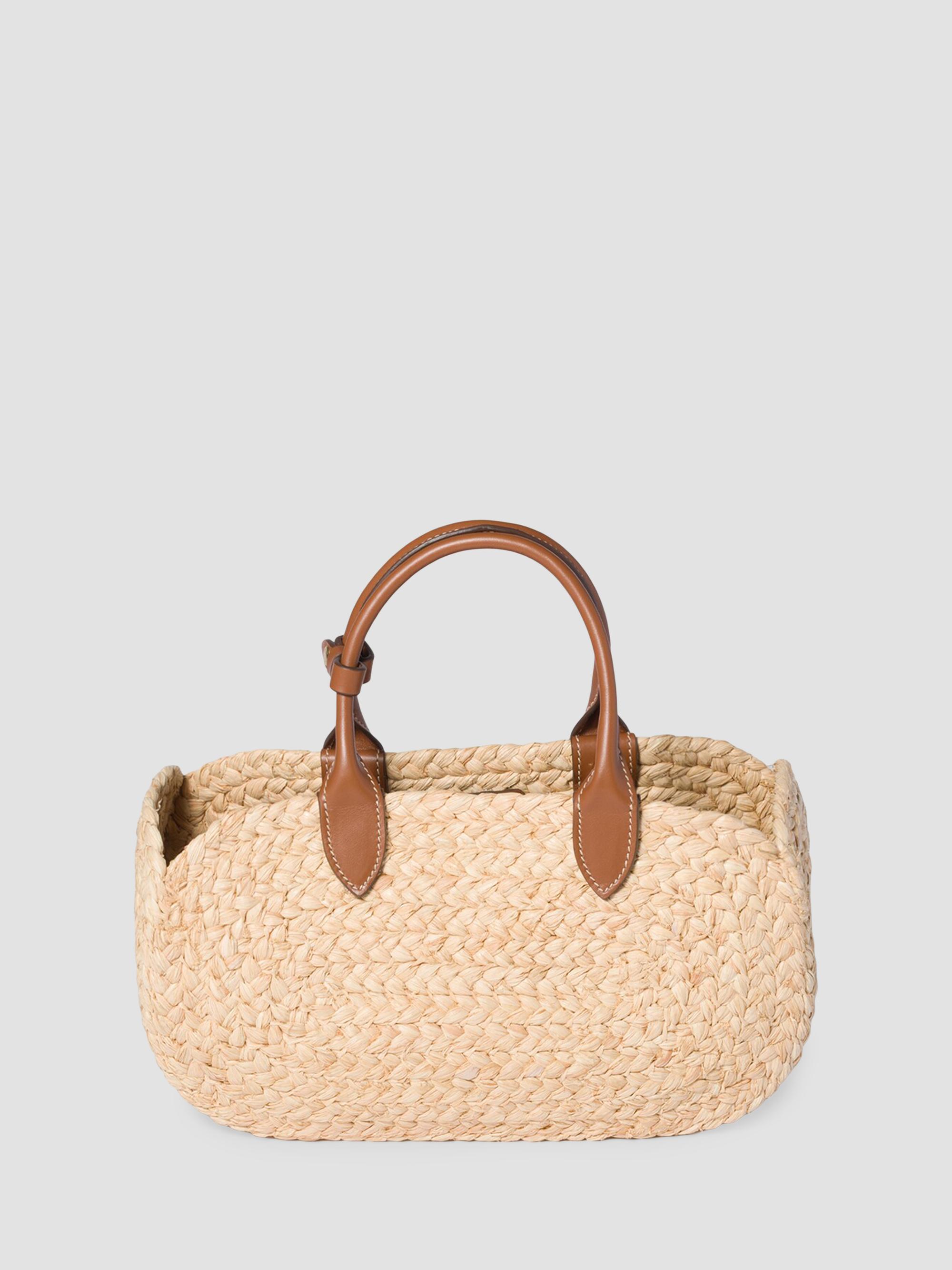 Miu Miu Raffia Top Handle Bag | Saks Fifth Avenue
