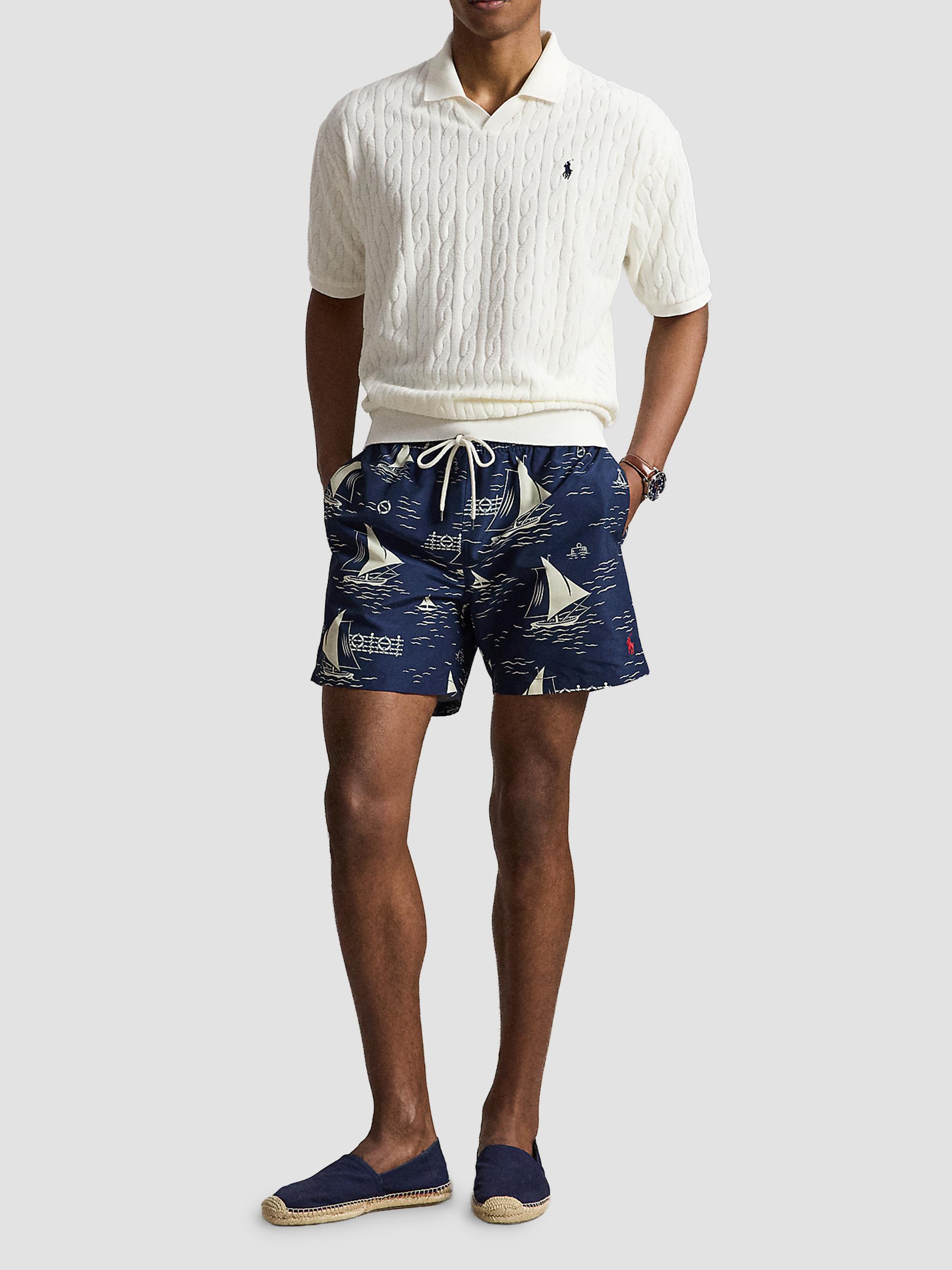 Polo Ralph Lauren Cable-Knit Terry Collared Shirt | Saks Fifth Avenue