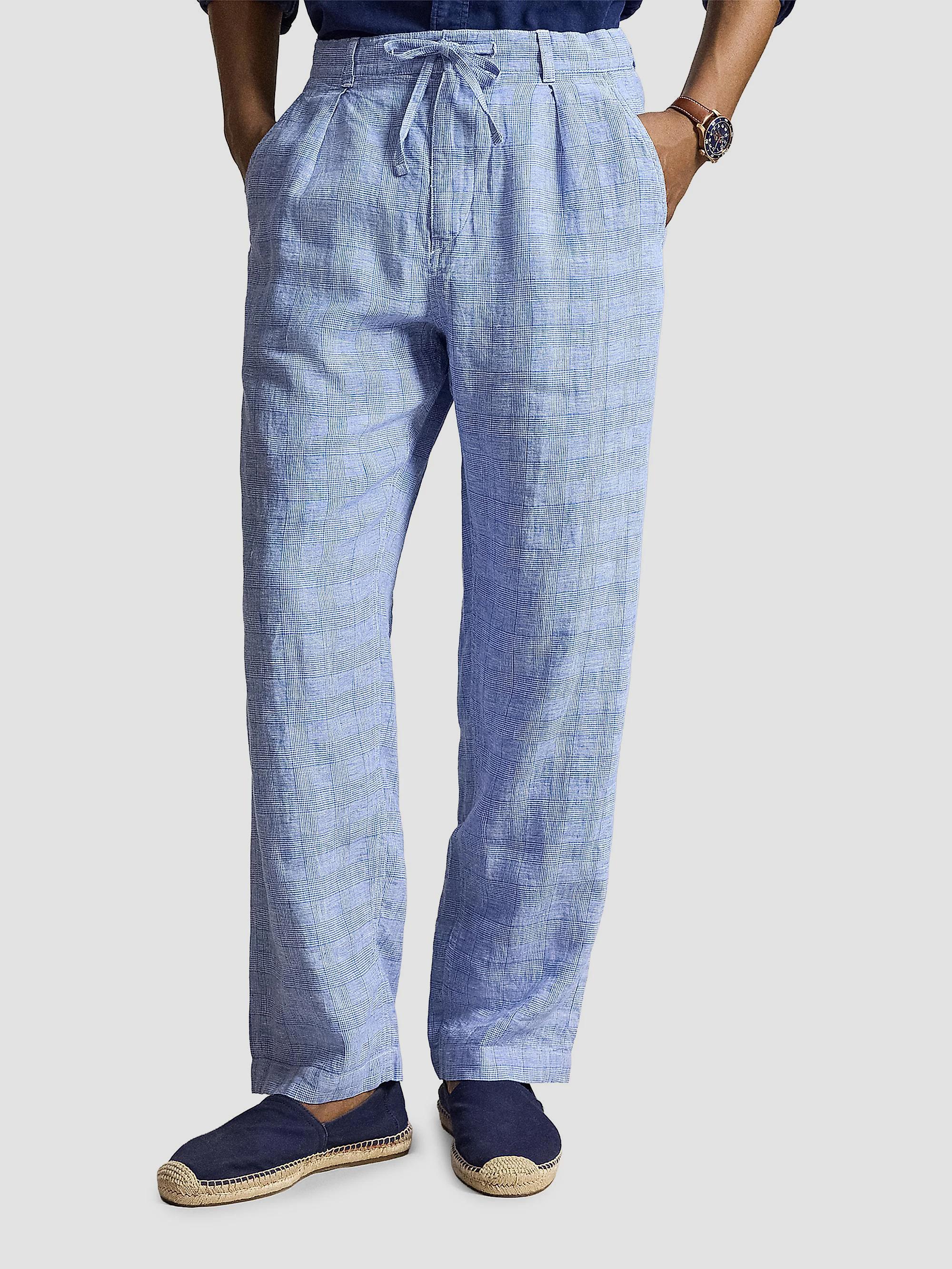 Polo Ralph Lauren Lateef Relaxed-Fit Striped Linen Trousers | Saks
