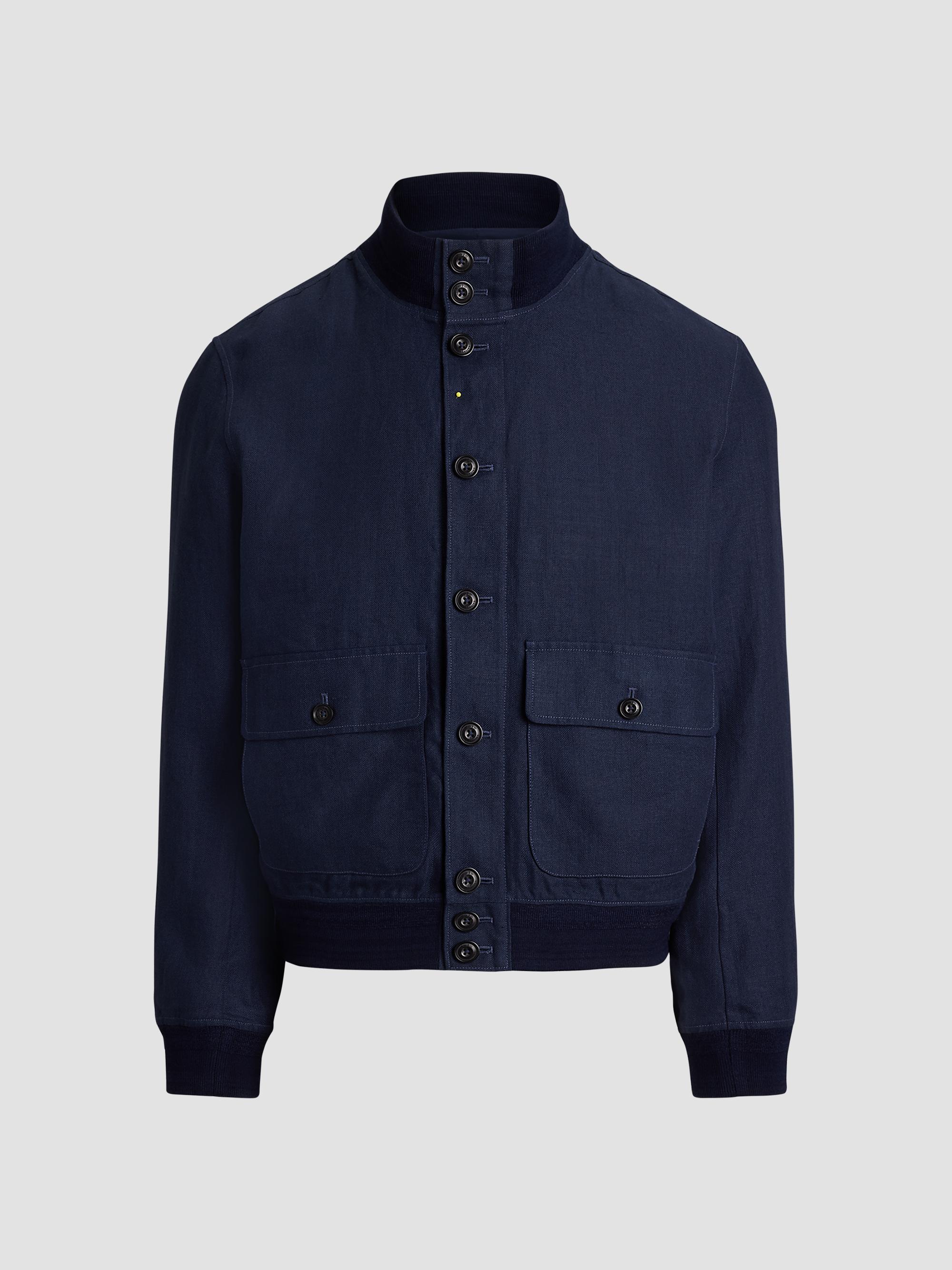 Polo Ralph Lauren Suede Zip-Front Bomber Jacket | Saks Fifth Avenue