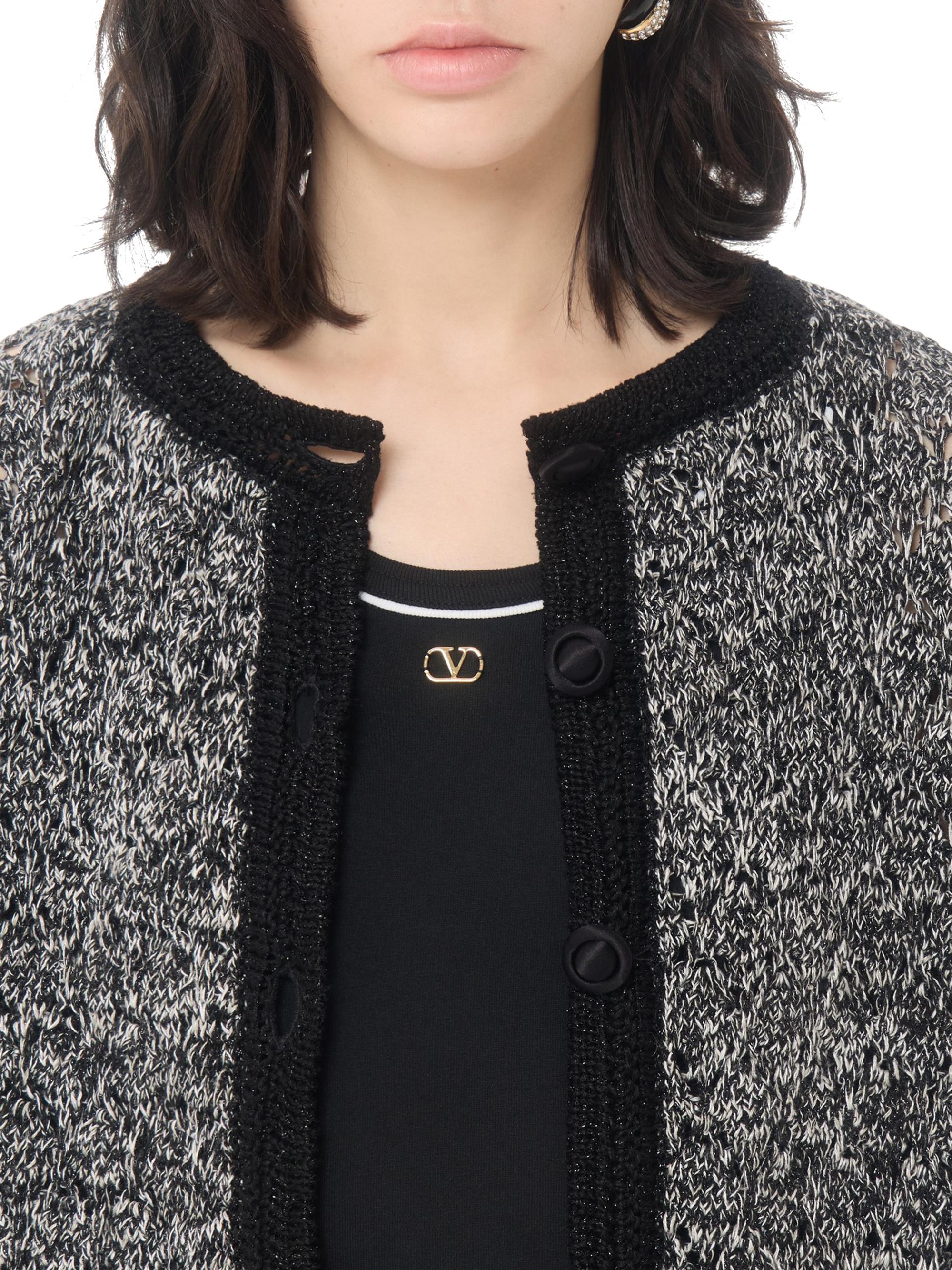 Valentino Garavani Women's Cotton Jersey Top - Black | Thumbnail 5